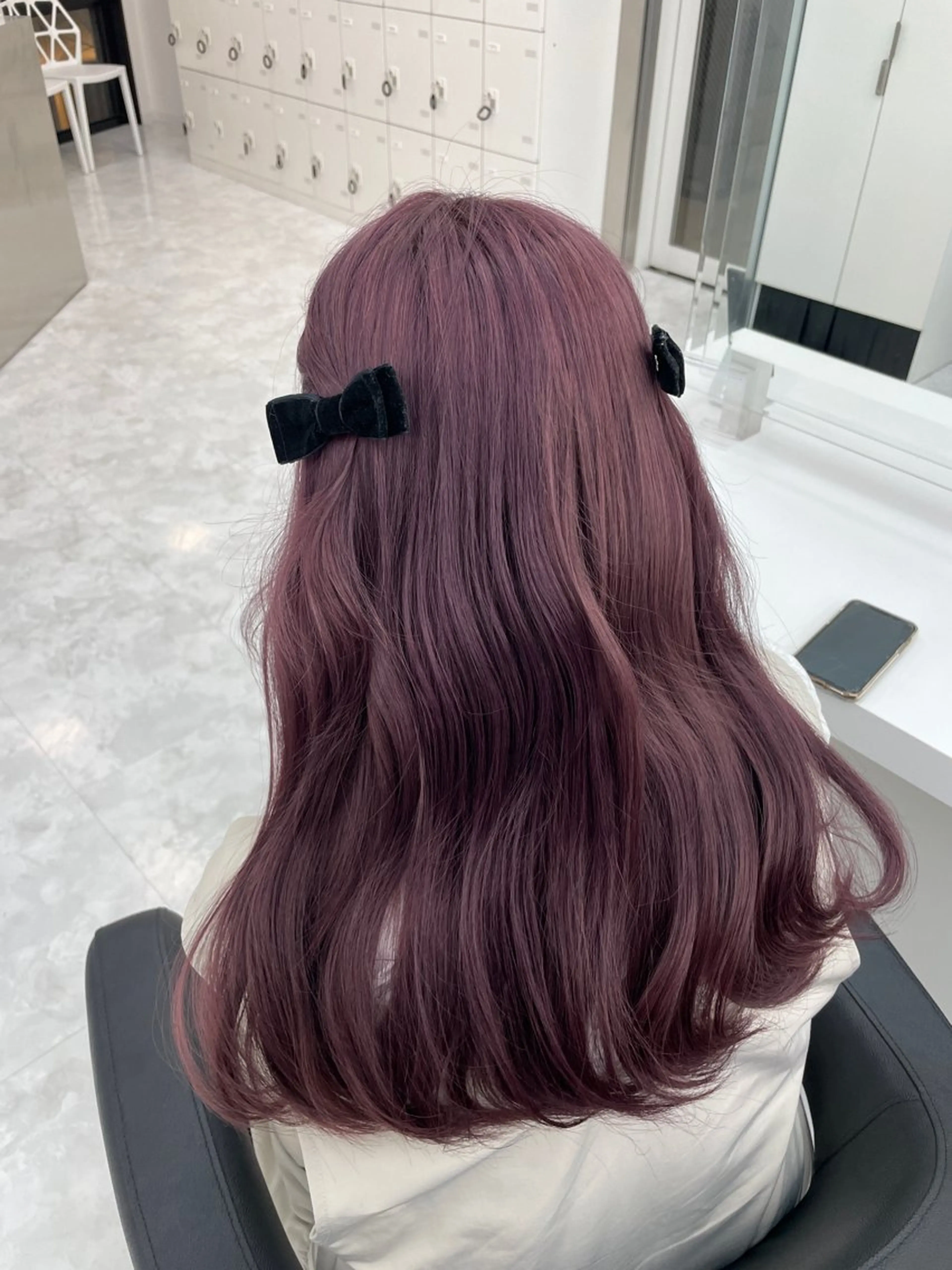 ロング カラー ヘアカラー トリートメント ヘッドスパ ヘアセット ガーリーstyle ❤︎misaki🏹のヘアスタイル