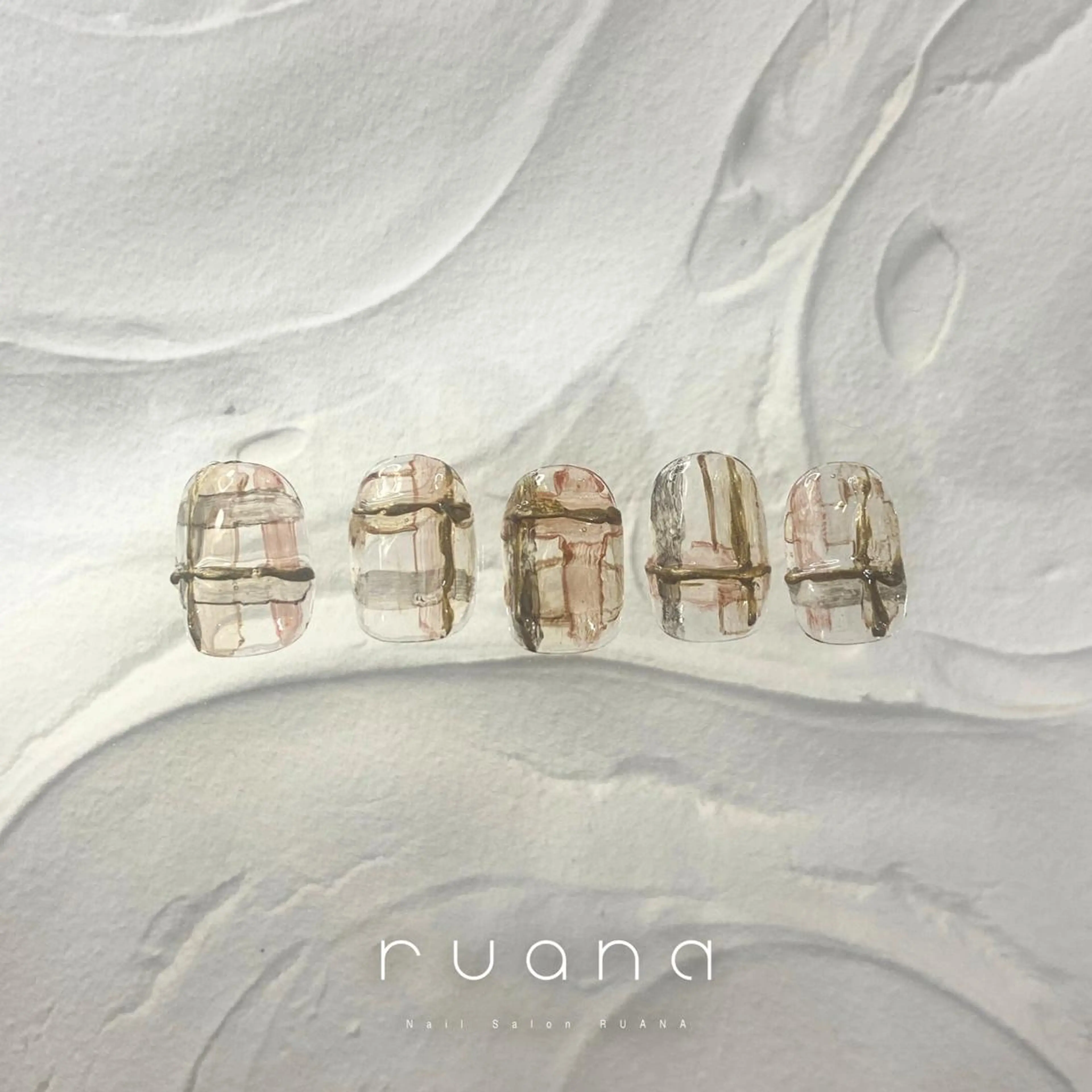 ネイル ハンドネイル 中西 心純愛のネイルデザイン