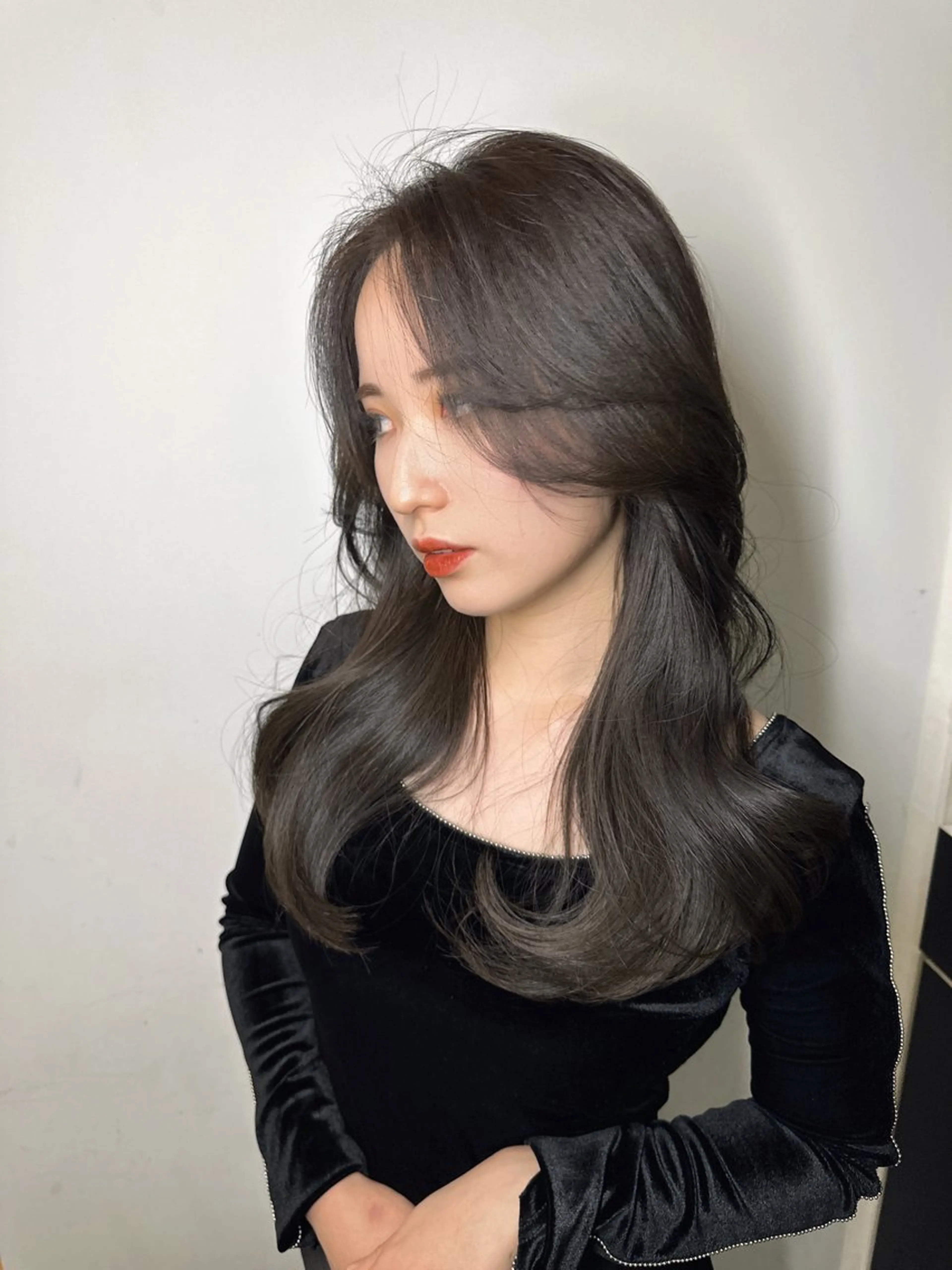 ロング カラー レイヤーカット ワンホンレイヤー ワンホンヘア カット ヘアカラー トリートメント ワンホンヘア ケラチン/Kaitoのヘアスタイル