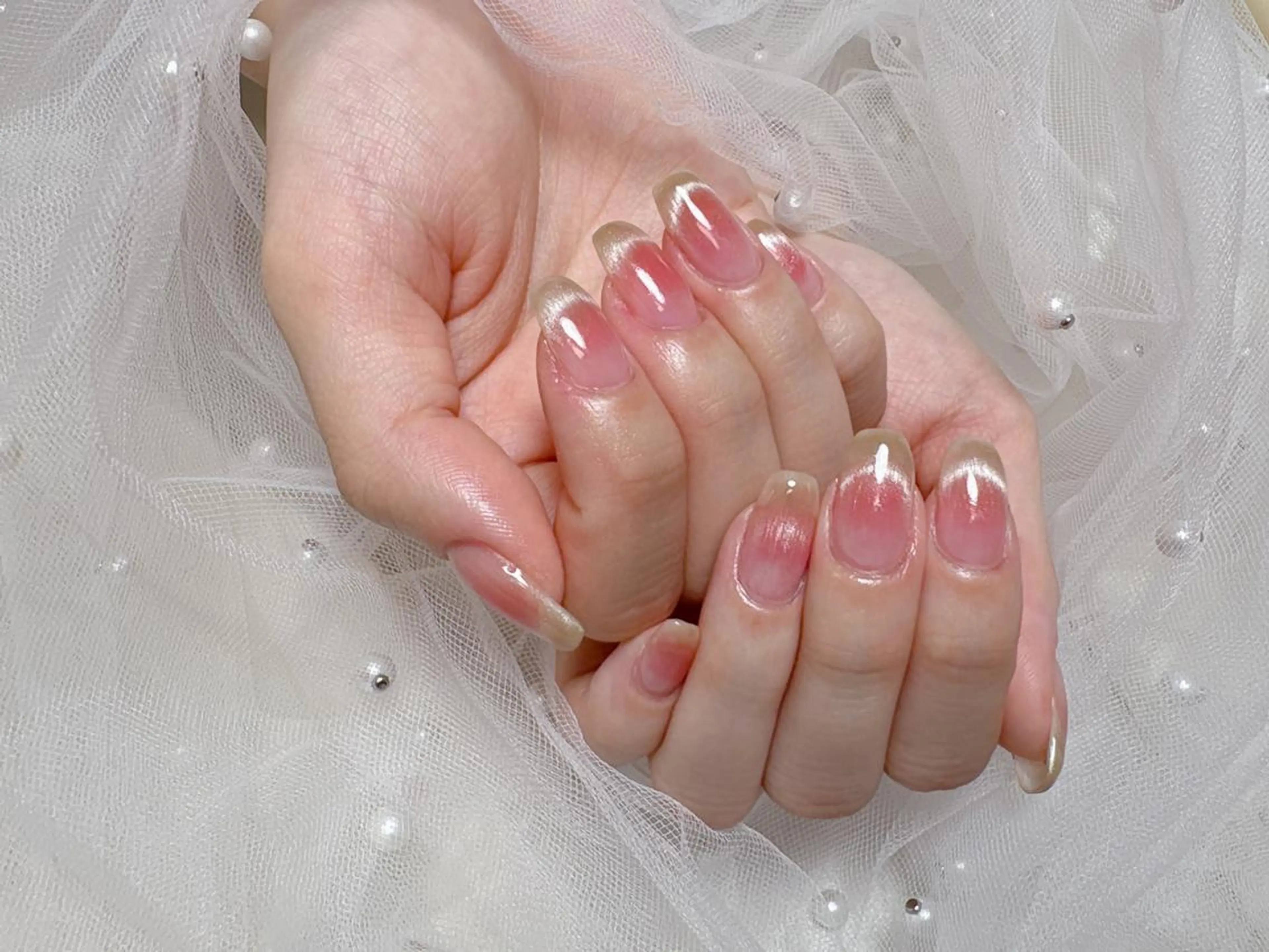 ネイル ハンドネイル ハンドケア 🎀長さだし船橋🎀 ネイルサロンのネイルデザイン