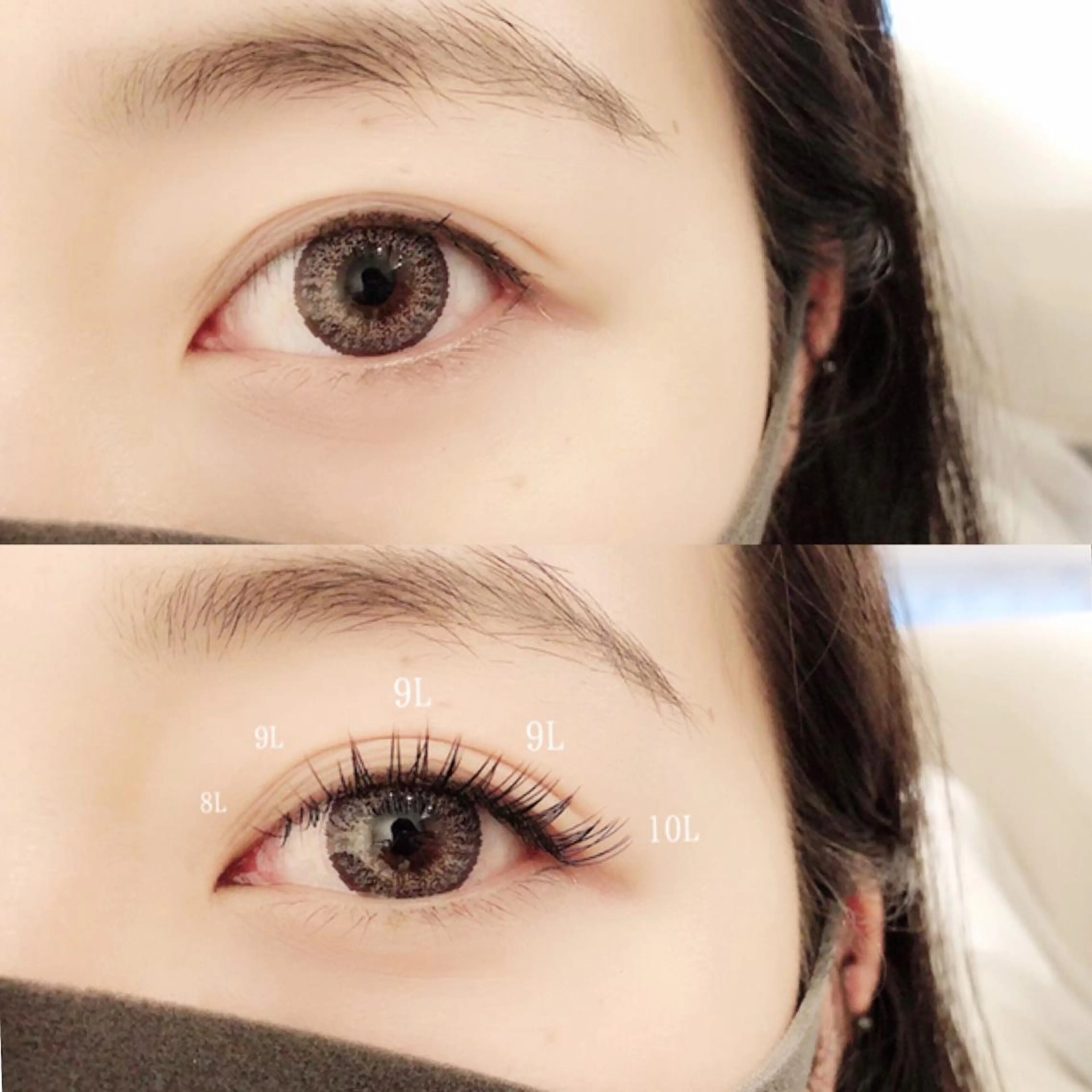 マツエク・マツパ フラットラッシュ Lカール Lanhr所属・〔Lanhr〕 🍋akiのマツエク・マツパデザイン