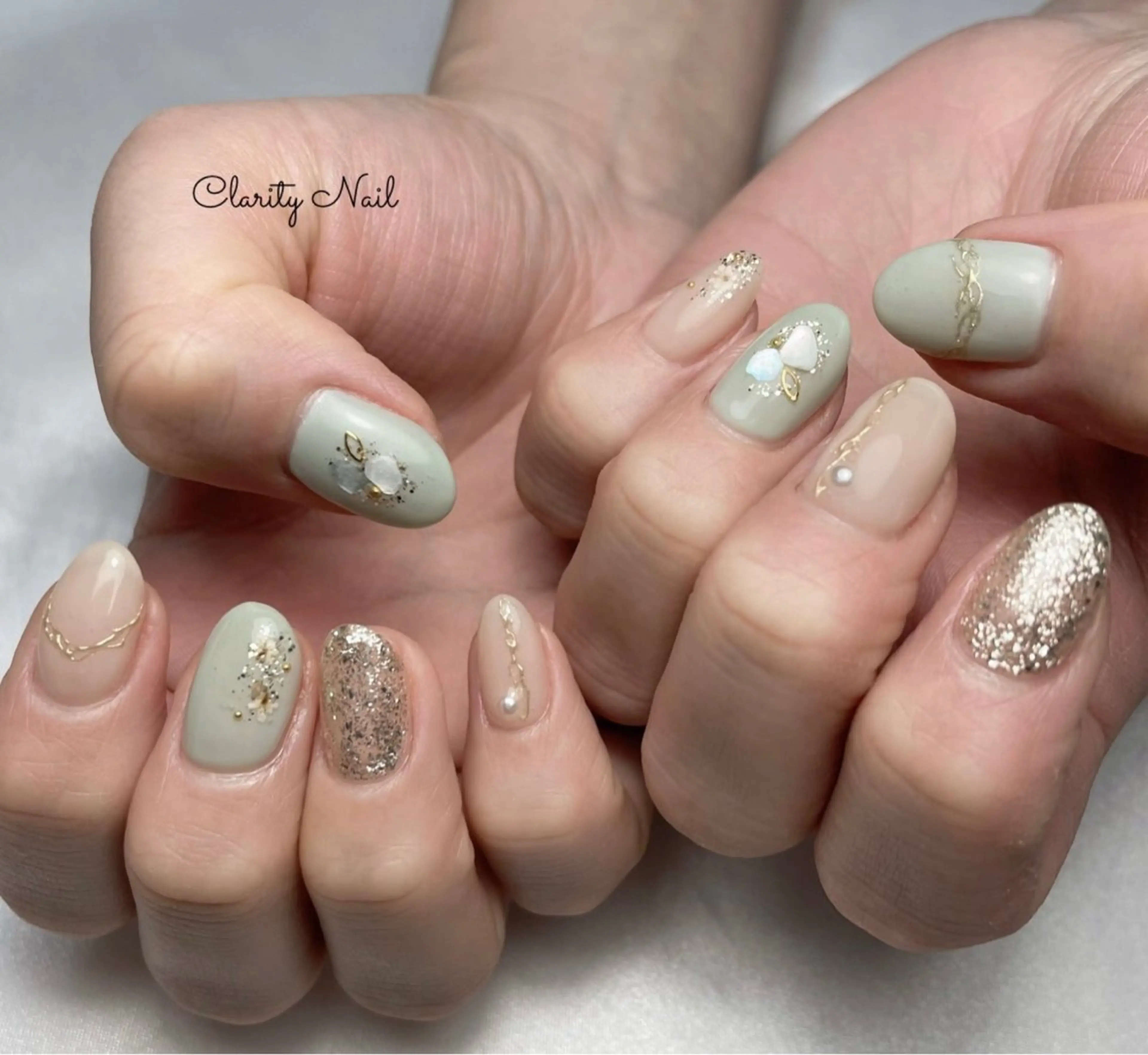 ネイル アートネイル 持ち込み ハンドネイル Clarity Nailのネイルデザイン
