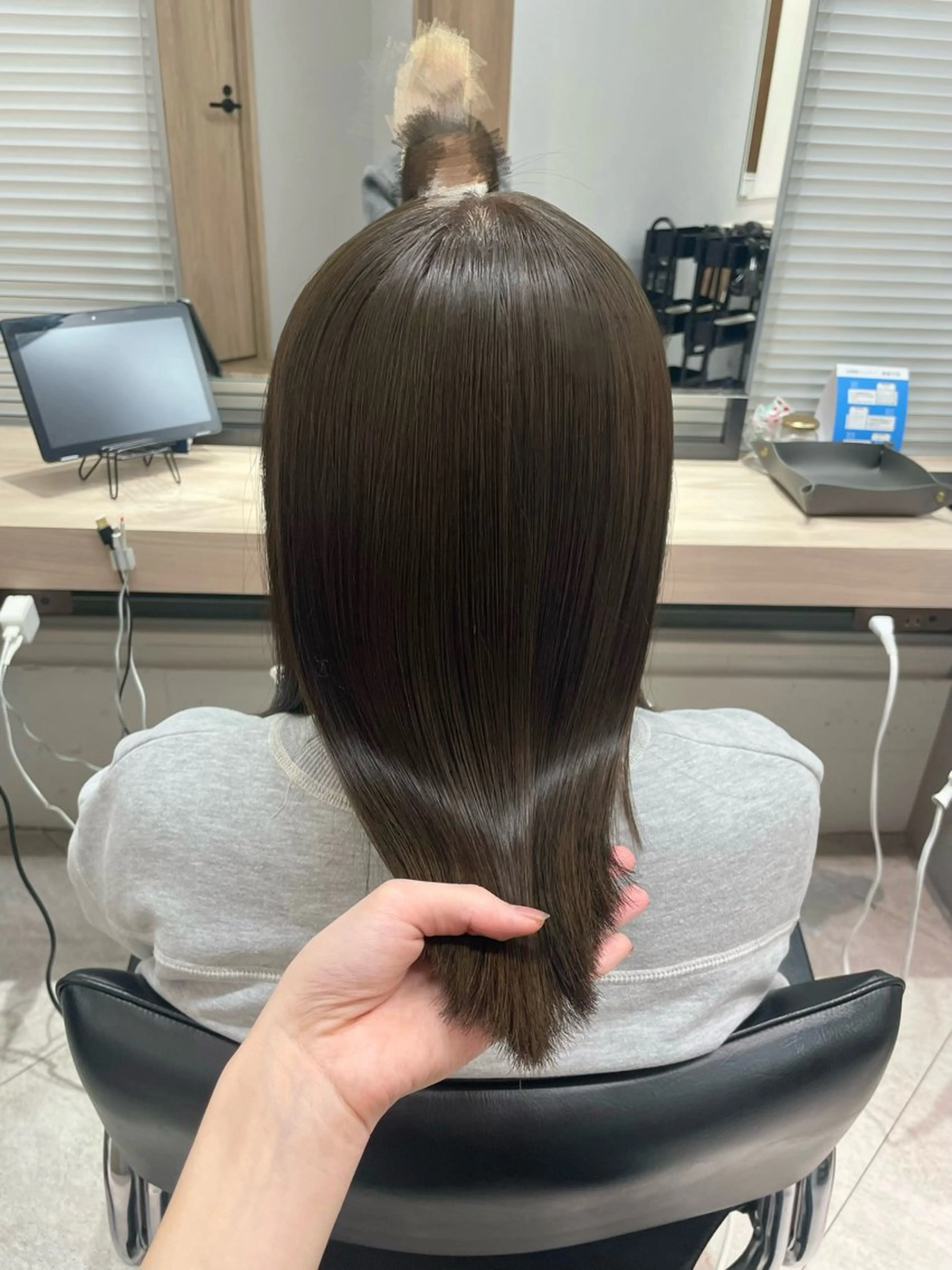 ミディアム カラー Jr.stylist 彩乃のヘアスタイル