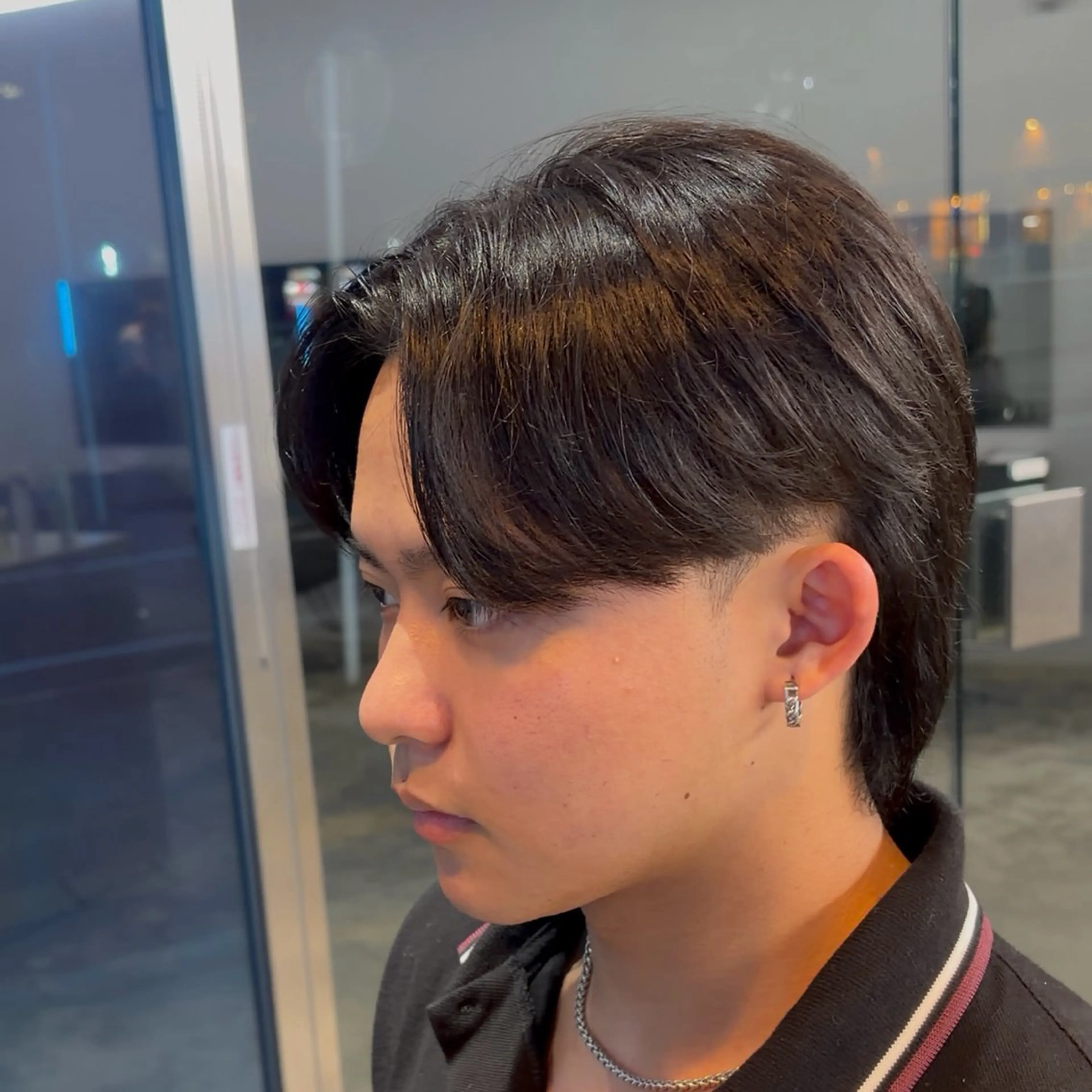 メンズ センターパート THE DAY TOKYO men's cut 表参道/青山所属・メンズセンターパート 外人風ヘア/KOTAのヘアスタイル