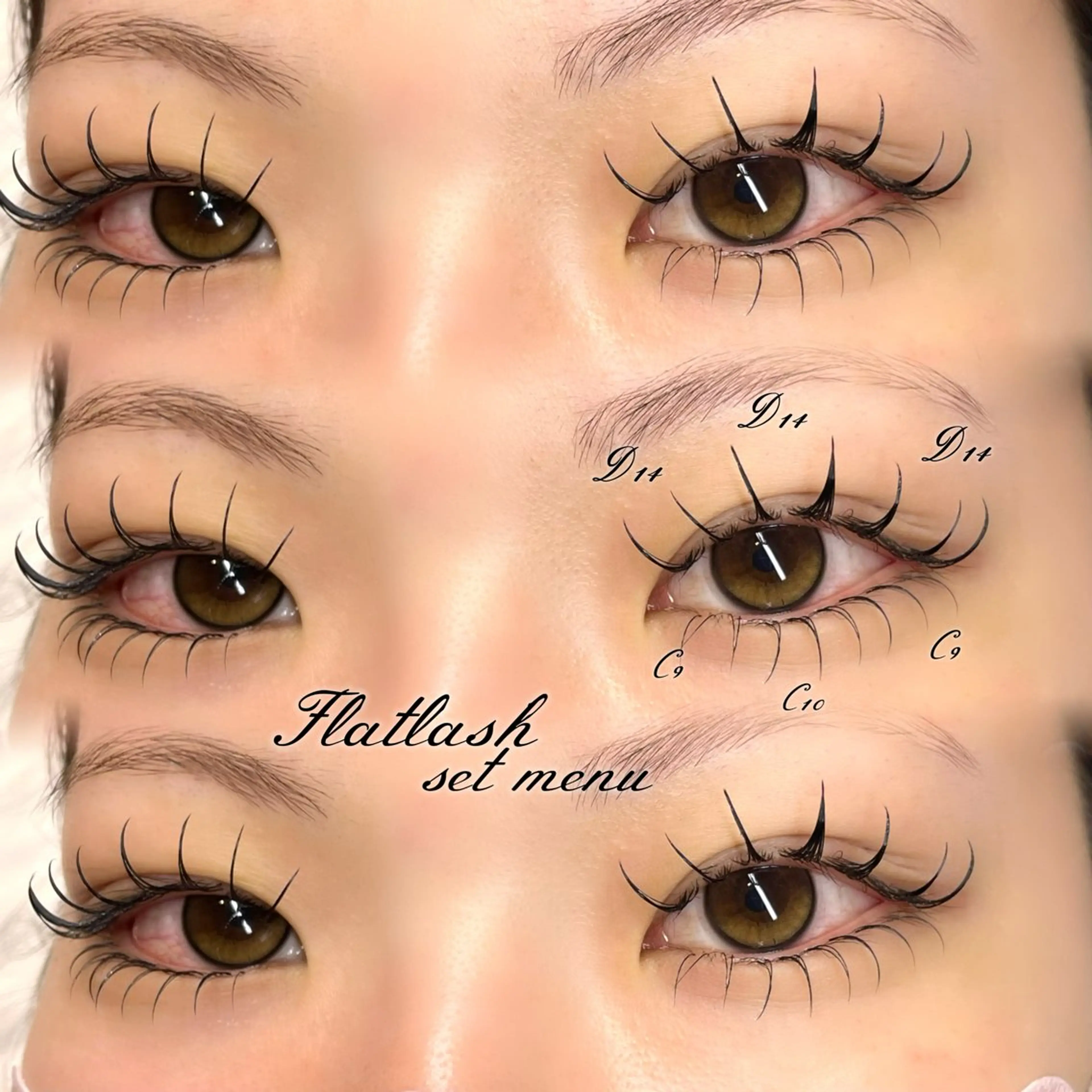 マツエク・マツパ マツエク Mell Yuuna ♡パリエク /束感のマツエク・マツパデザイン