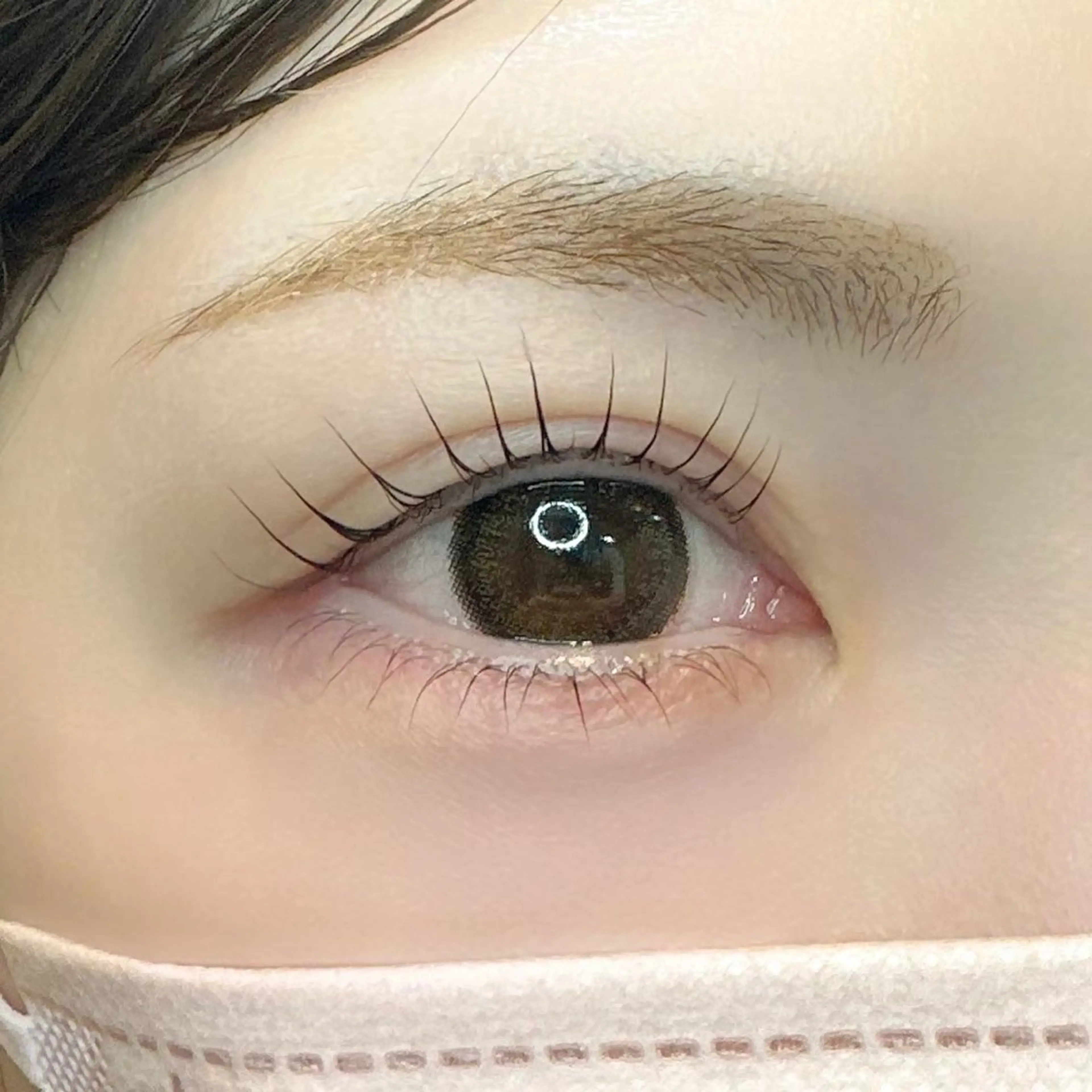 まつ毛パーマ上下セット⭐︎注意事項を良くお読みになりご予約⭐︎平日限定価格(パリジェンヌ＋500円メーテル＋600円)の写真