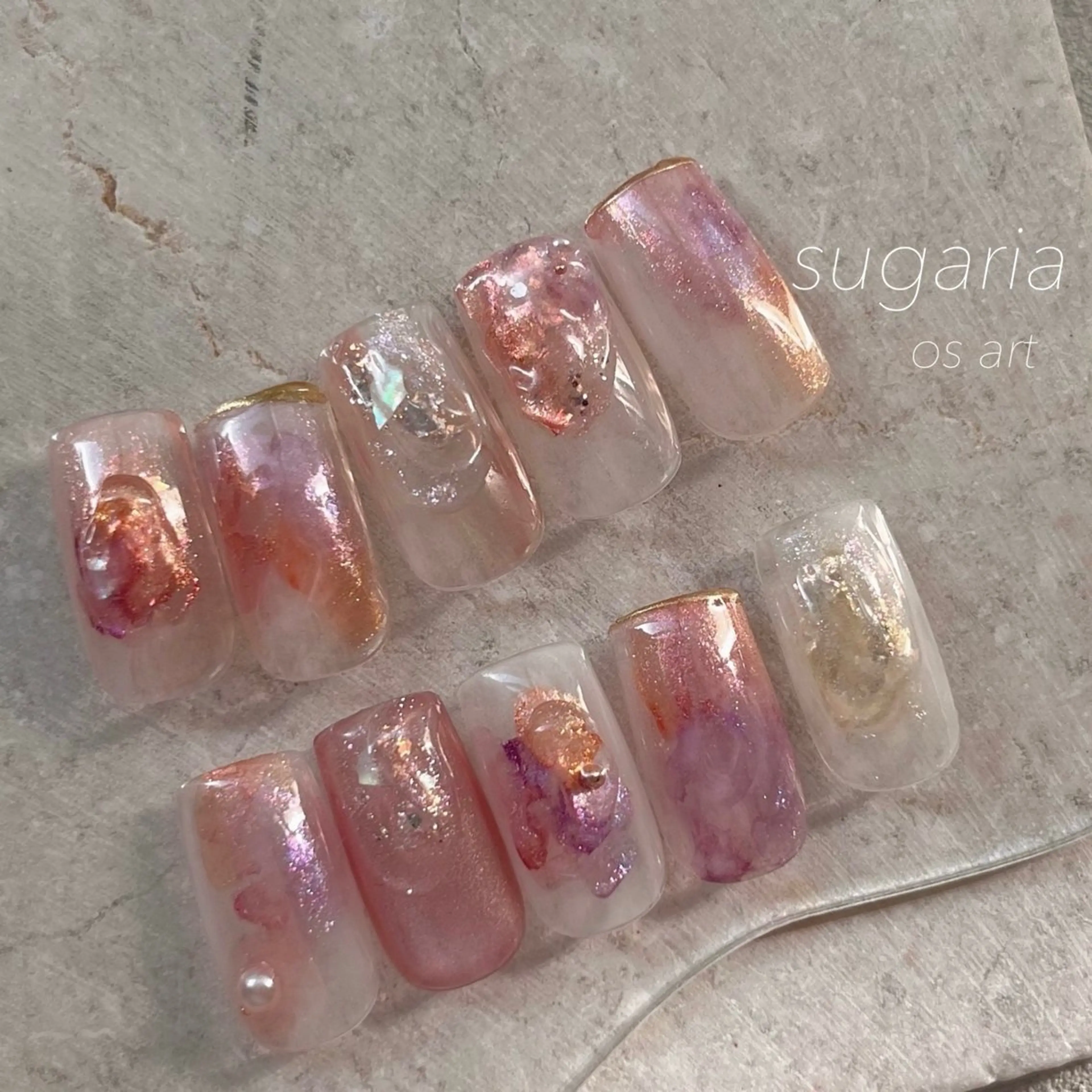 ネイル ハンドネイル BLACK FLAG所属・BLACK FLAG mariのネイルデザイン