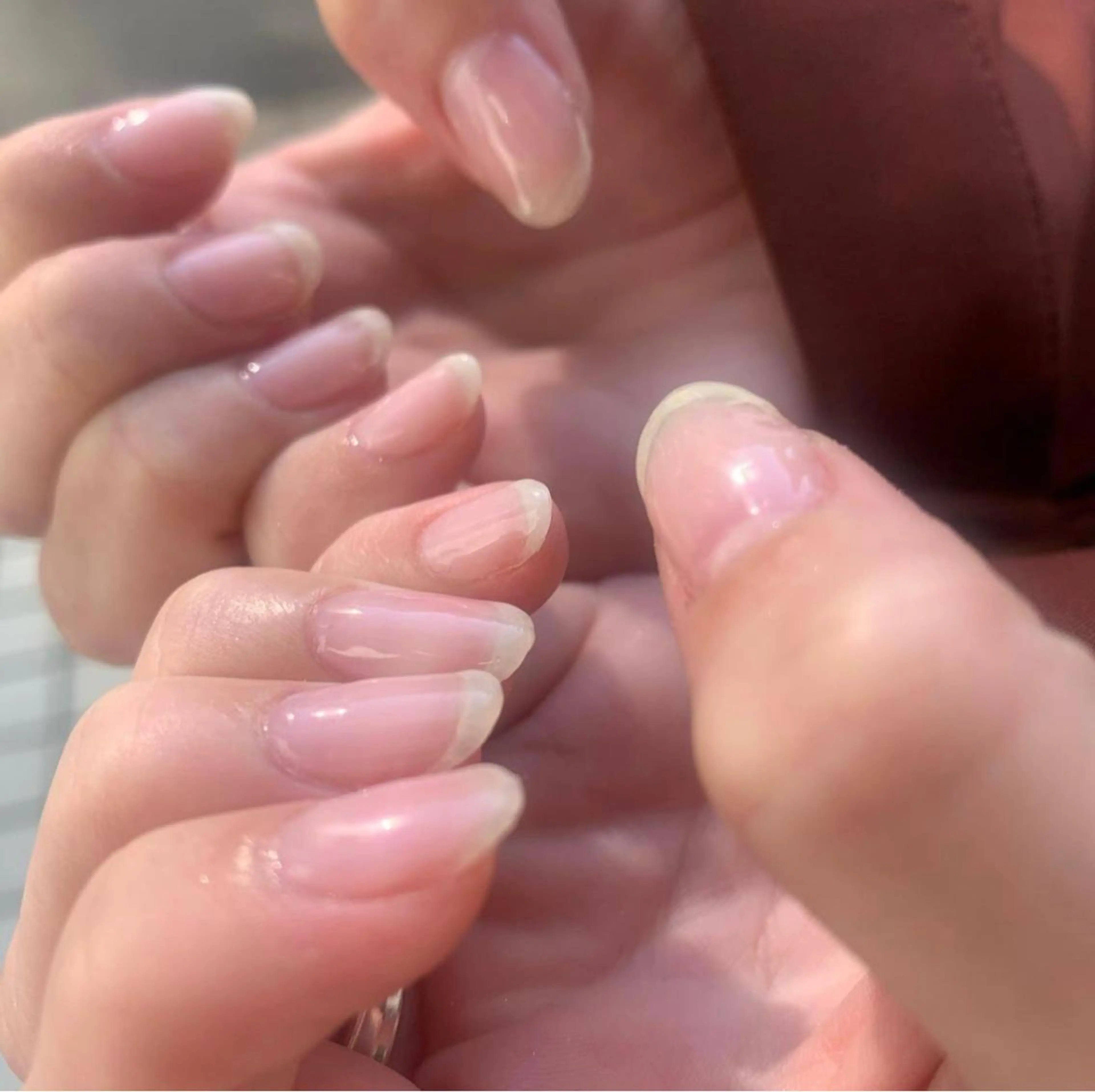ネイル クリアネイル ハンドネイル 韓国ヘア🦋 MIYUのヘアスタイル