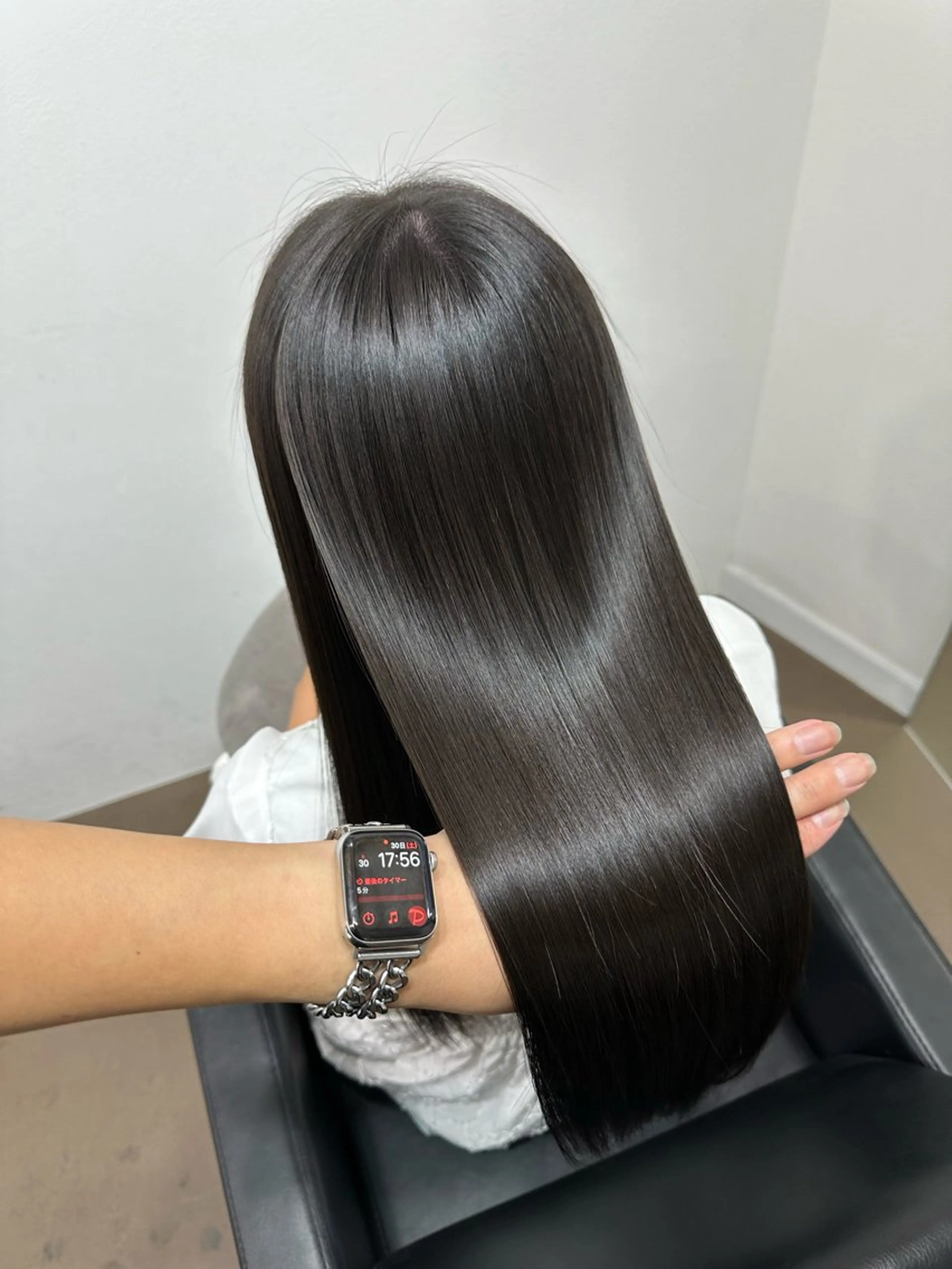 ロング 川元 春奈のヘアスタイル