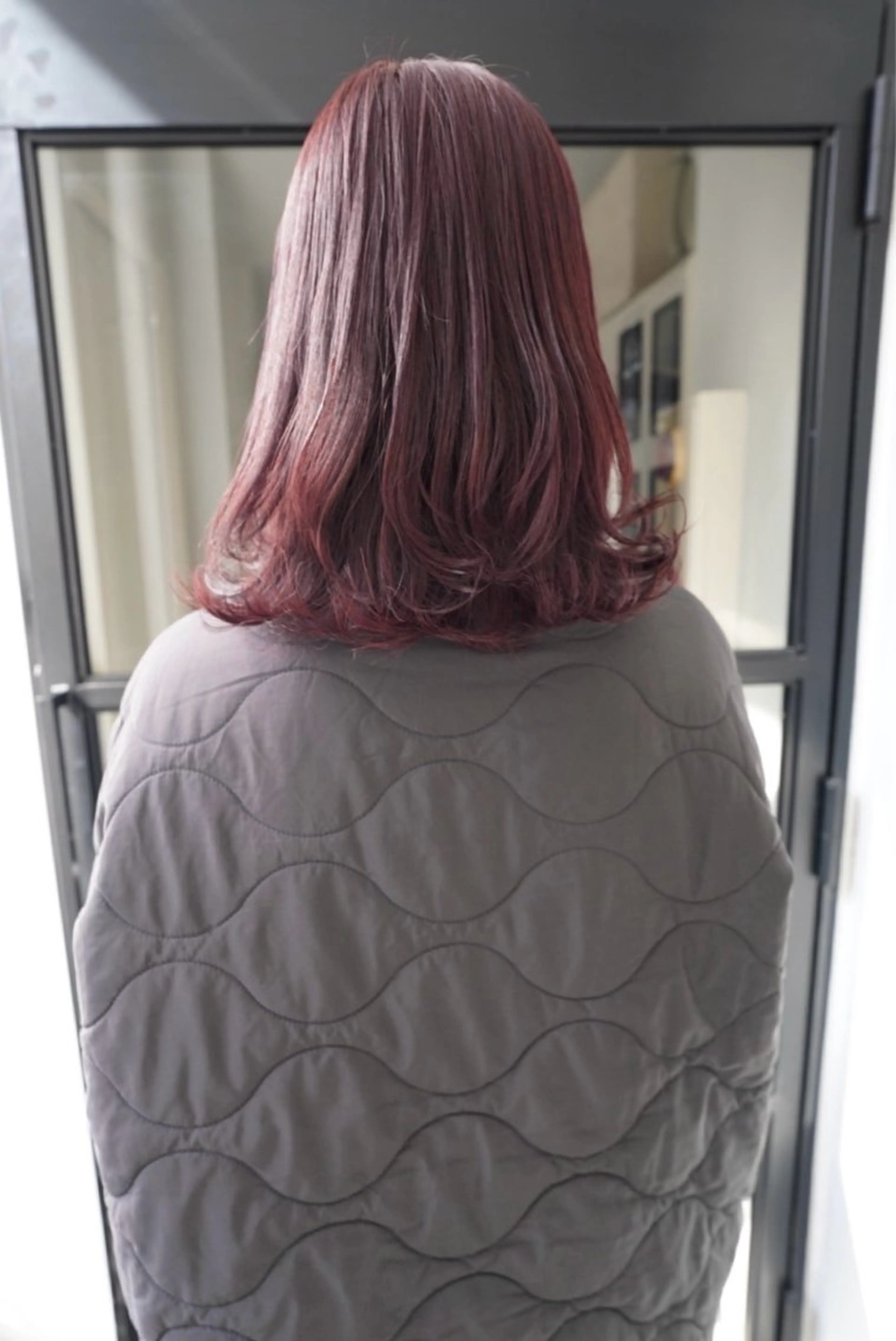 ミディアム カラー カット ヘアカラー トリートメント wabi【ワビ】所属・manami/ヘア セット/ハイトーンのヘアスタイル