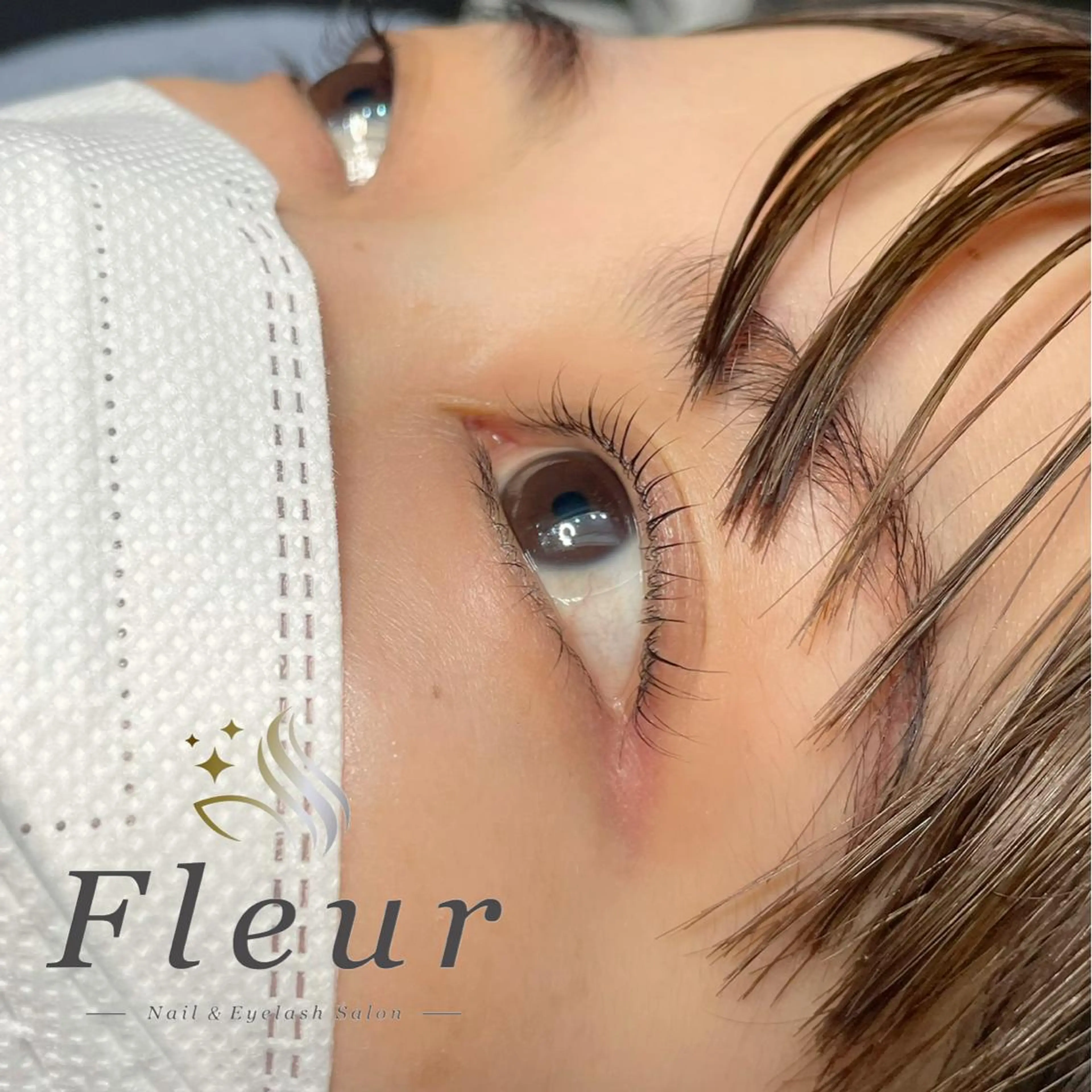 マツエク・マツパ キュート 一重×まつ毛パーマ Fleur☆ eyeのマツエク・マツパデザイン