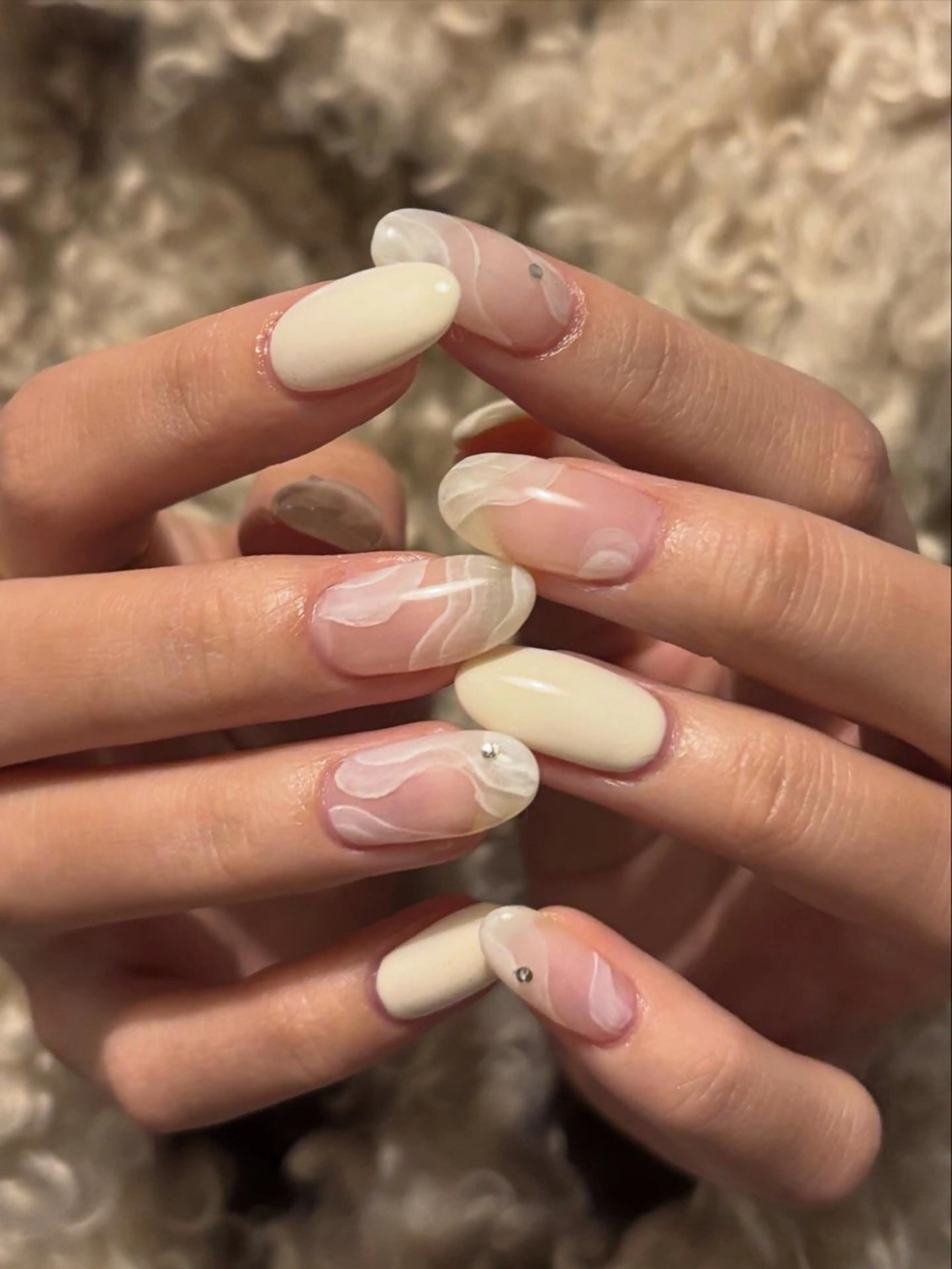ネイル レース ハンドネイル sister  mohawk所属・chika ／ nailのネイルデザイン