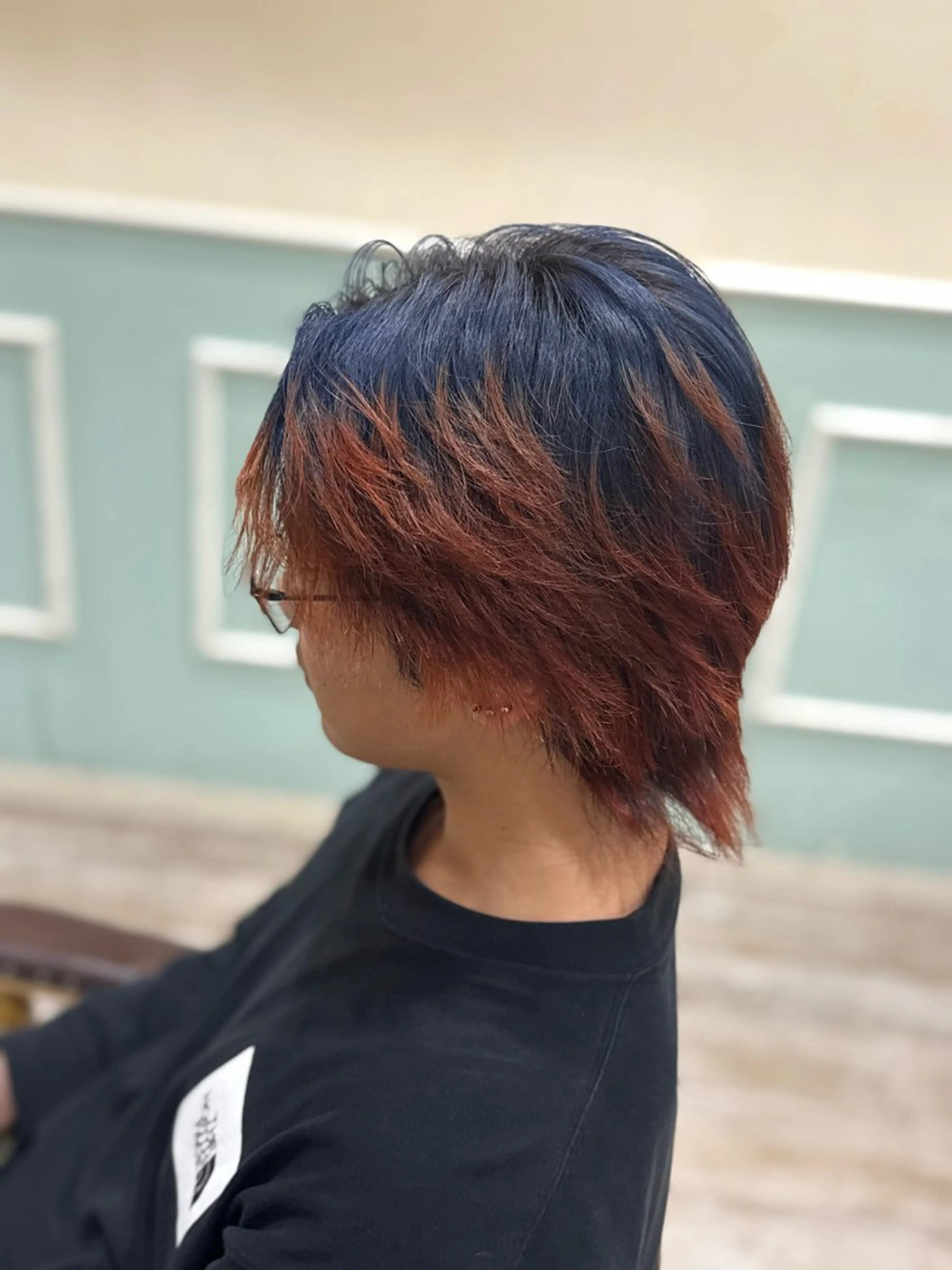 カラー メンズ ヘアカラー 岡田 梨紗のヘアスタイル