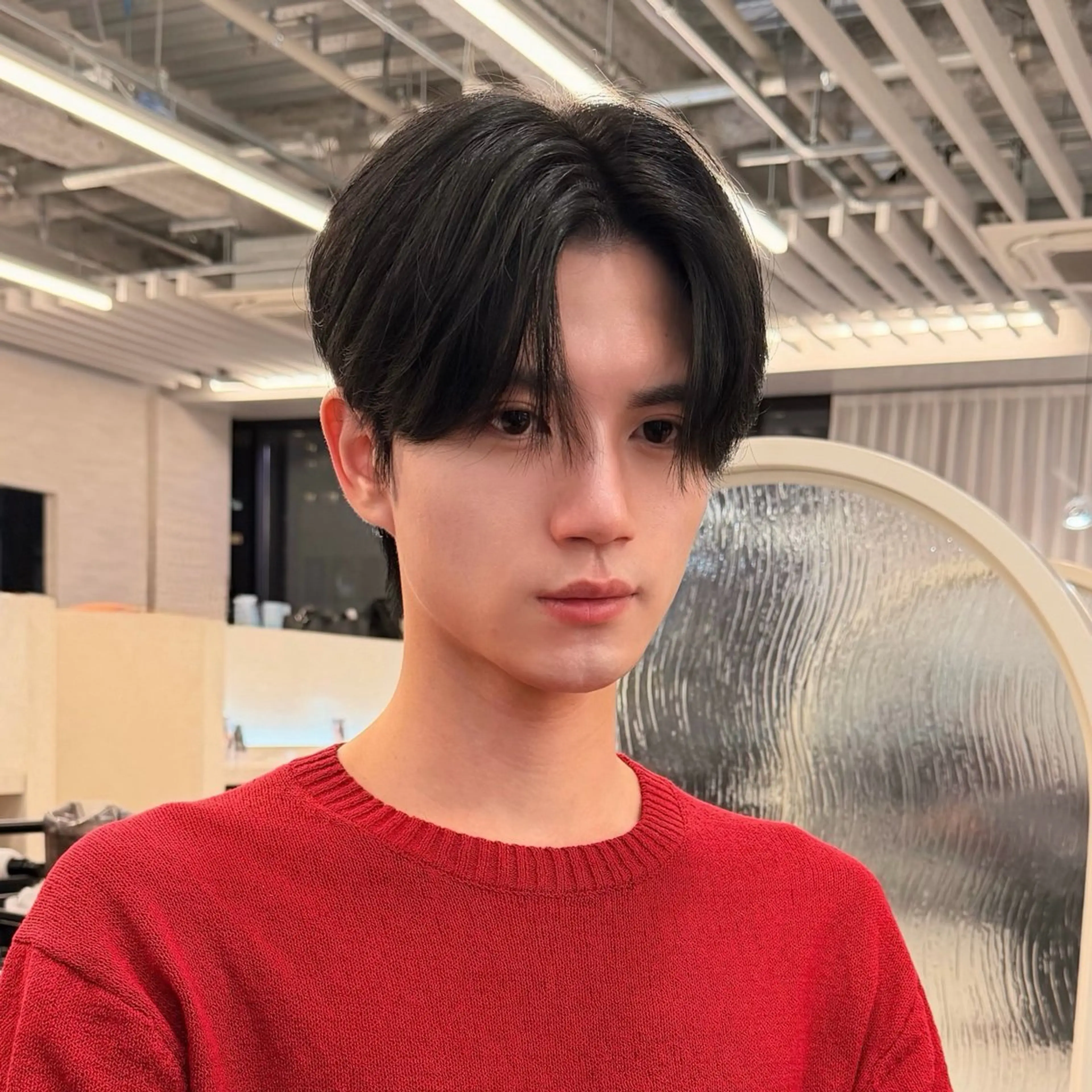 パーマ メンズ ダウンパーマ メンズ韓国風 メンズパーマ カット パーマ 縮毛矯正 韓国メンズヘア☆ 韓国ヘアYUTOのヘアスタイル