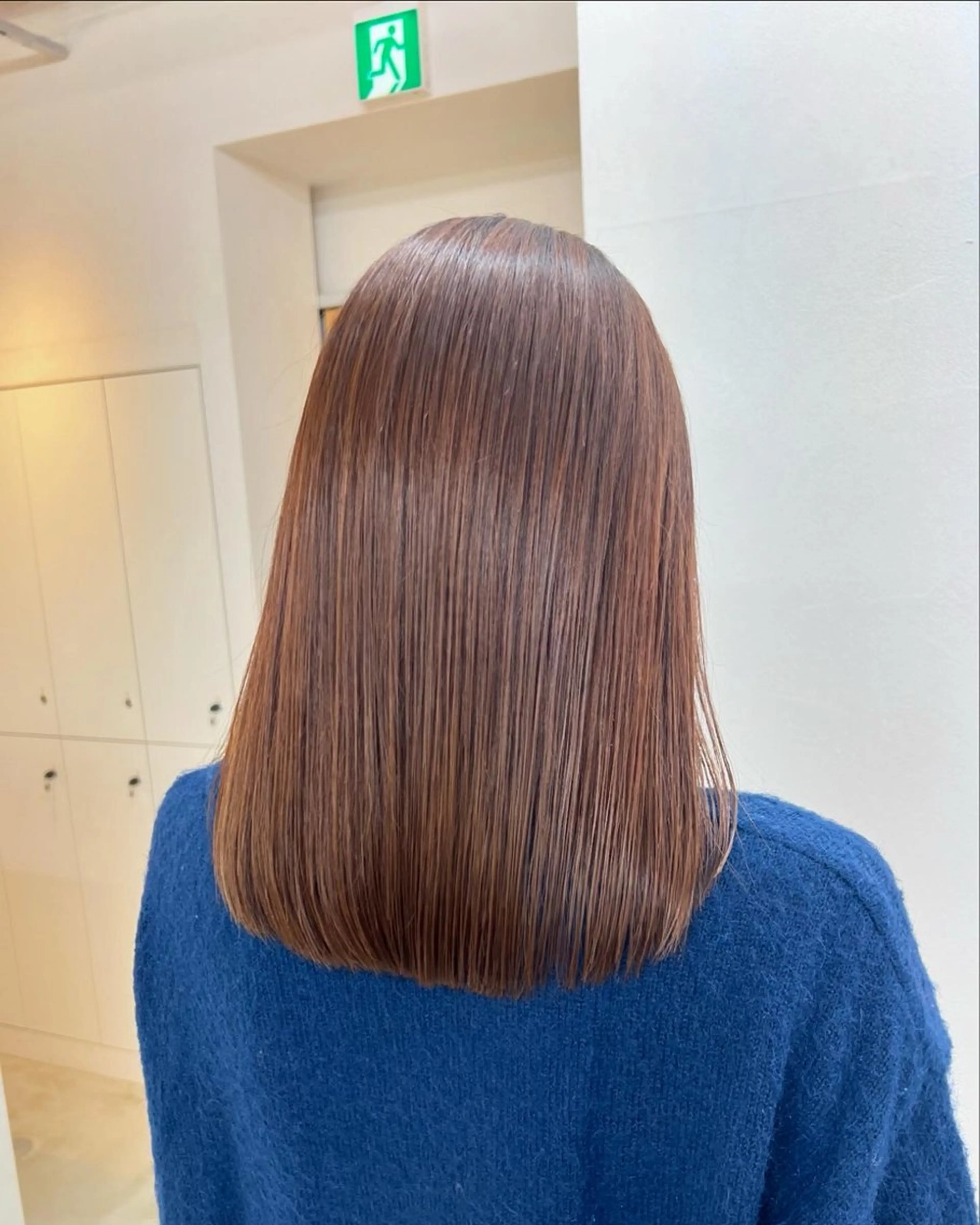 ミディアム カット トリートメント 表参道/kozue/ 艶髪/髪質改善のヘアスタイル