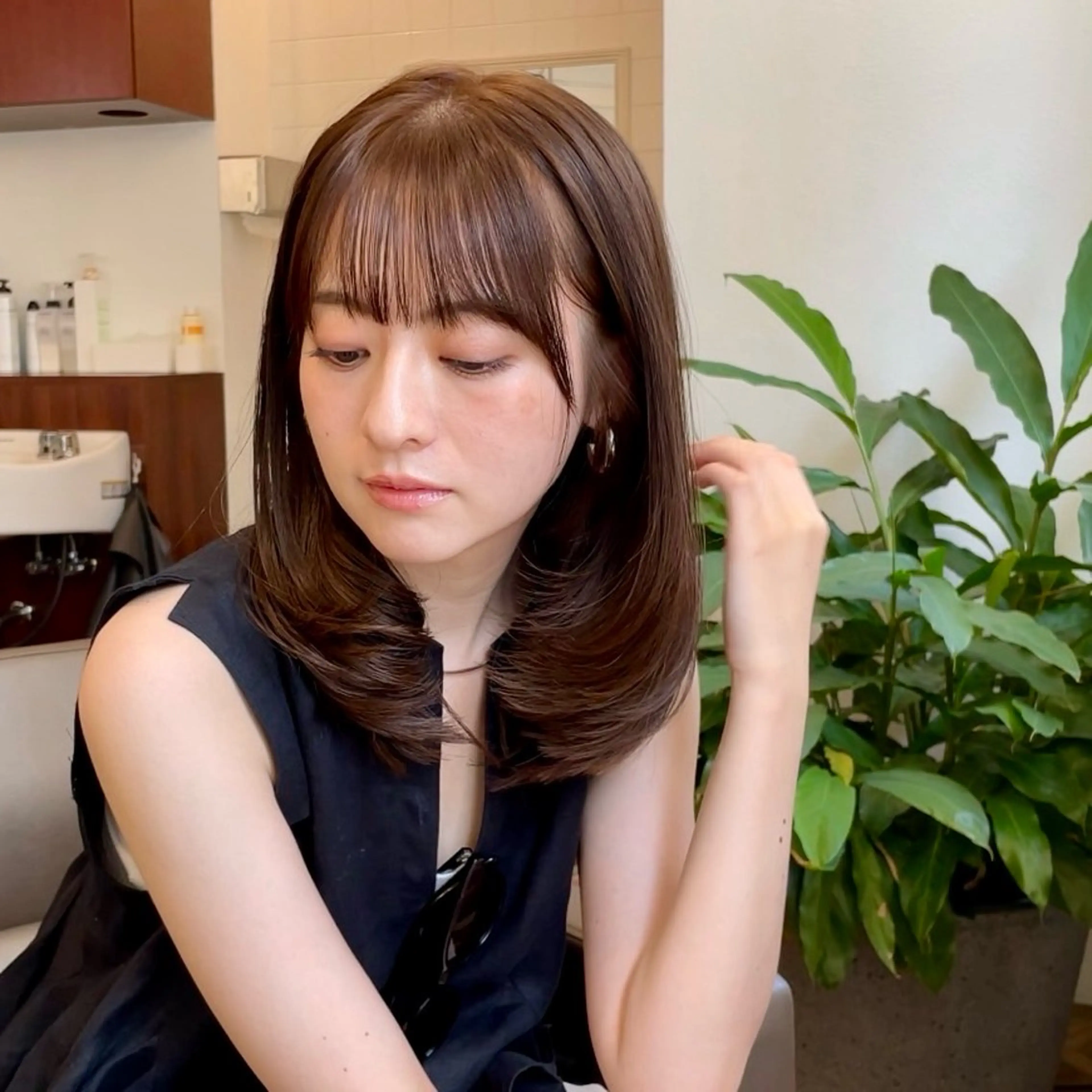 ロング カラー GROW middle所属・山梨 洸のヘアスタイル