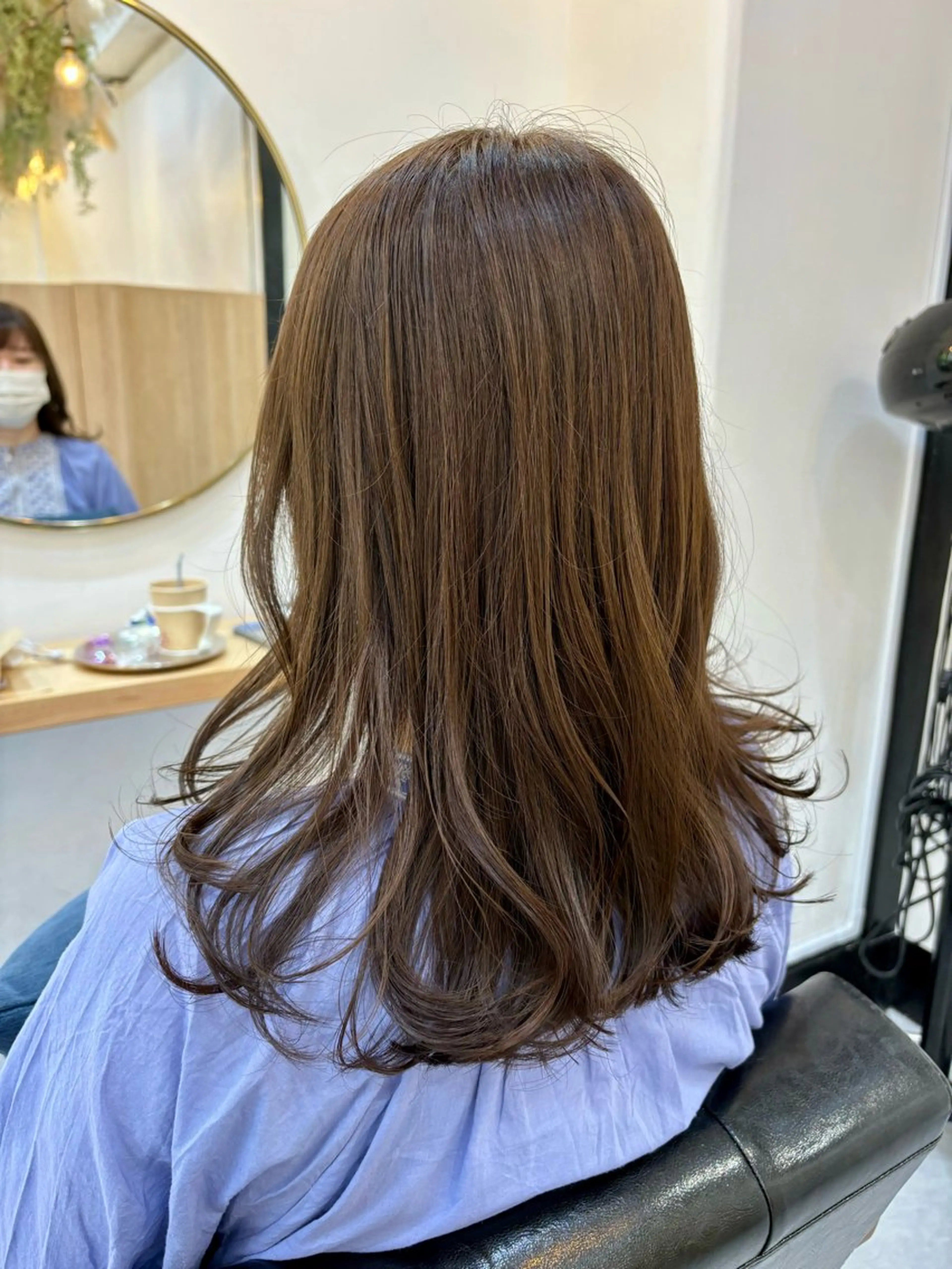 セミロング カラー ベージュカラー カット ヘアカラー トリートメント ヘッドスパ CARICIA🌱 masaeのヘアスタイル