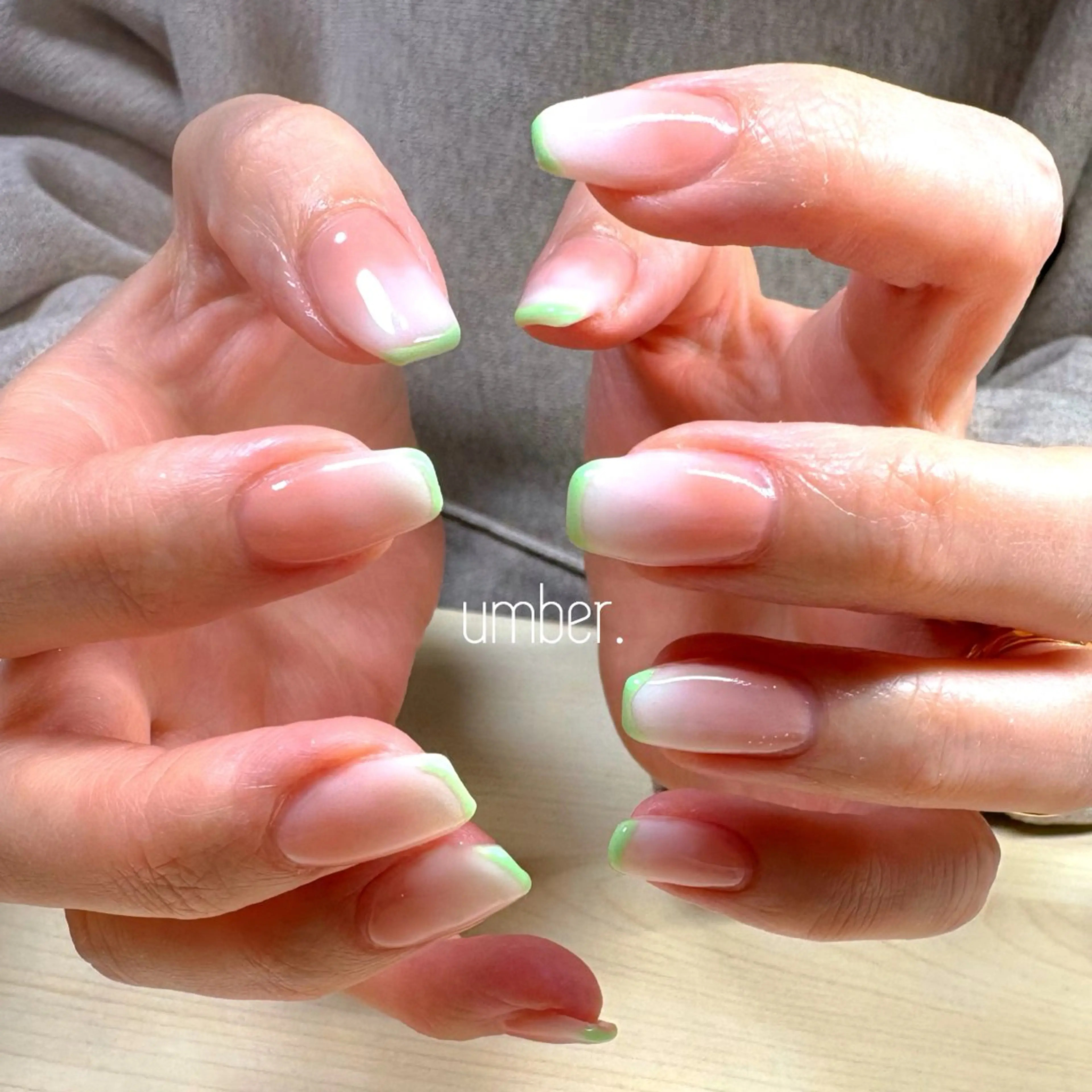 ネイル ハンドネイル umber 三茶1分のネイルデザイン