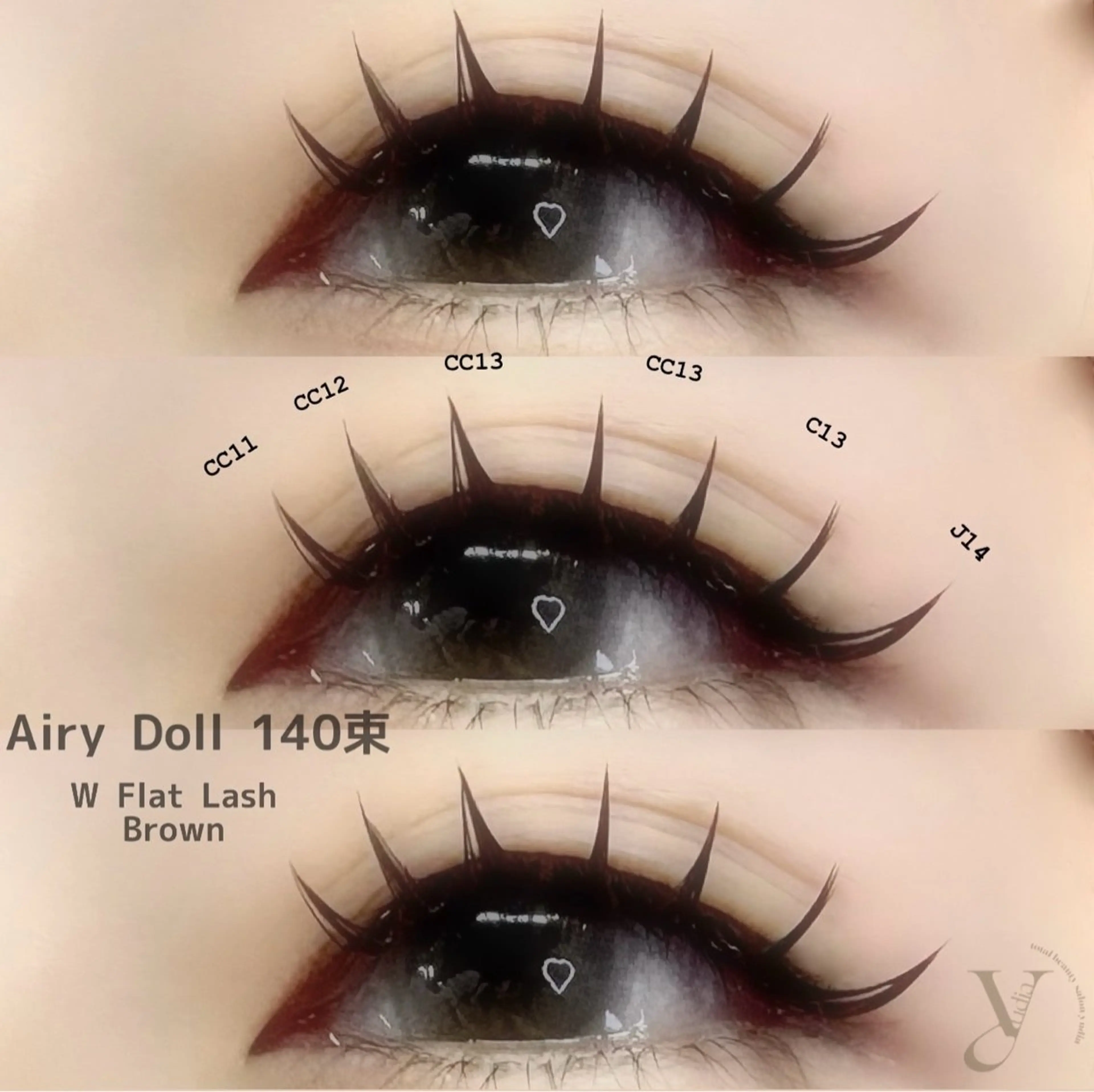 マツエク・マツパ フラットラッシュ マツエク 𝐧𝐞𝐨𝐧新宿 ❤️𝐀𝐲𝐚のマツエク・マツパデザイン