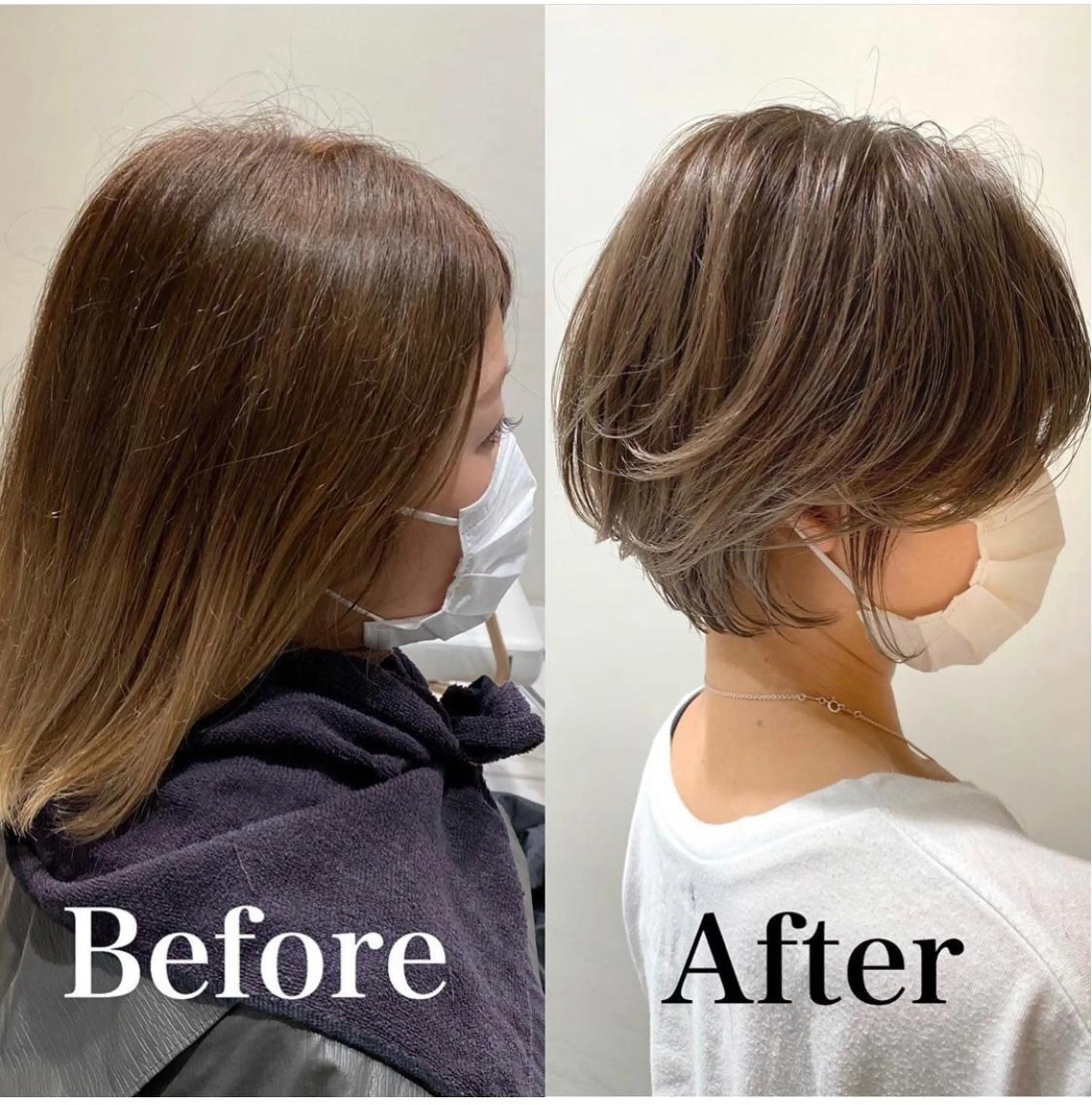 ショート 韓国くびれレイヤー 🇰🇷はづきのヘアスタイル