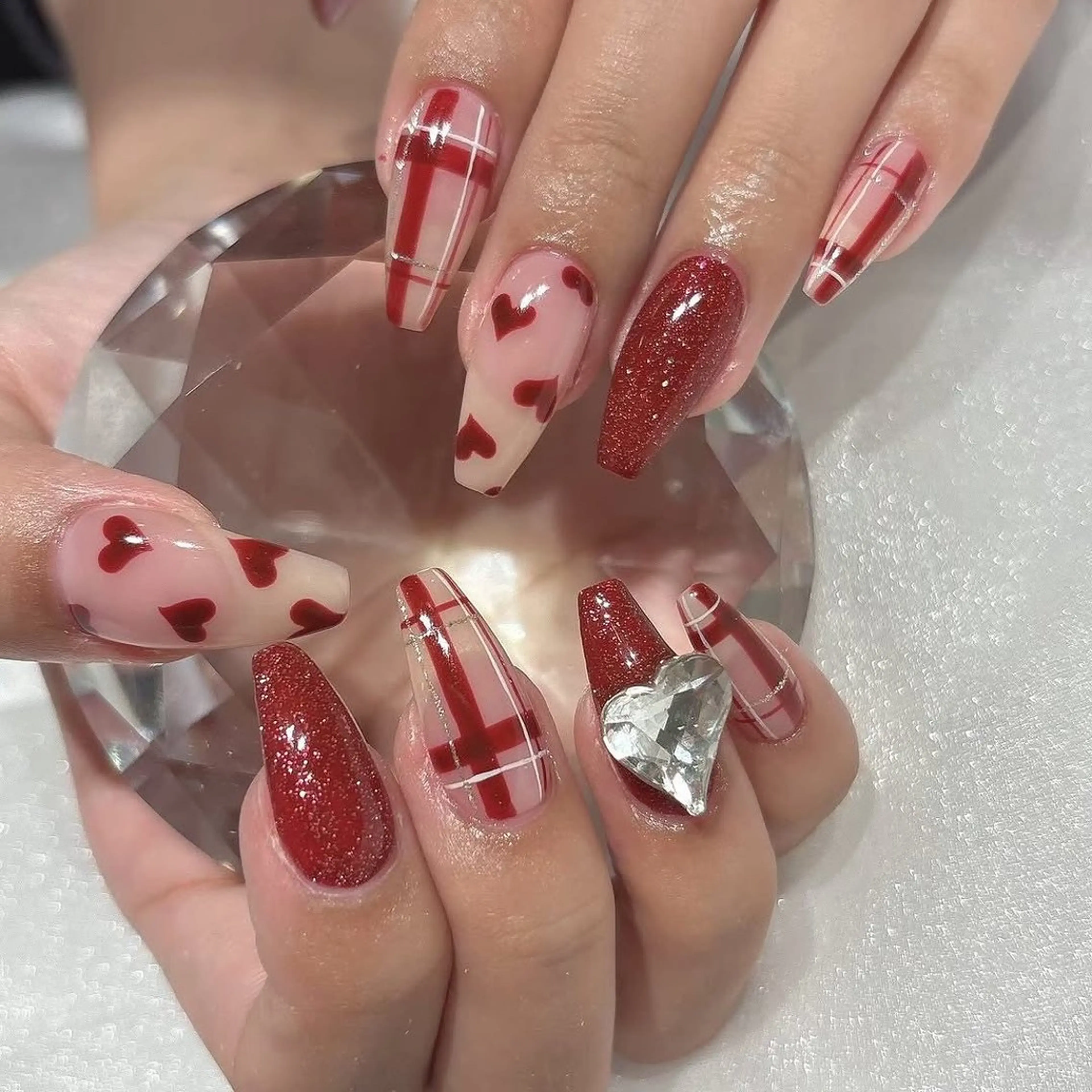 ネイル アートネイル 長さ出し ジェルネイル マグネットネイル ニュアンスネイル ハンドネイル KIM キムのネイルデザイン