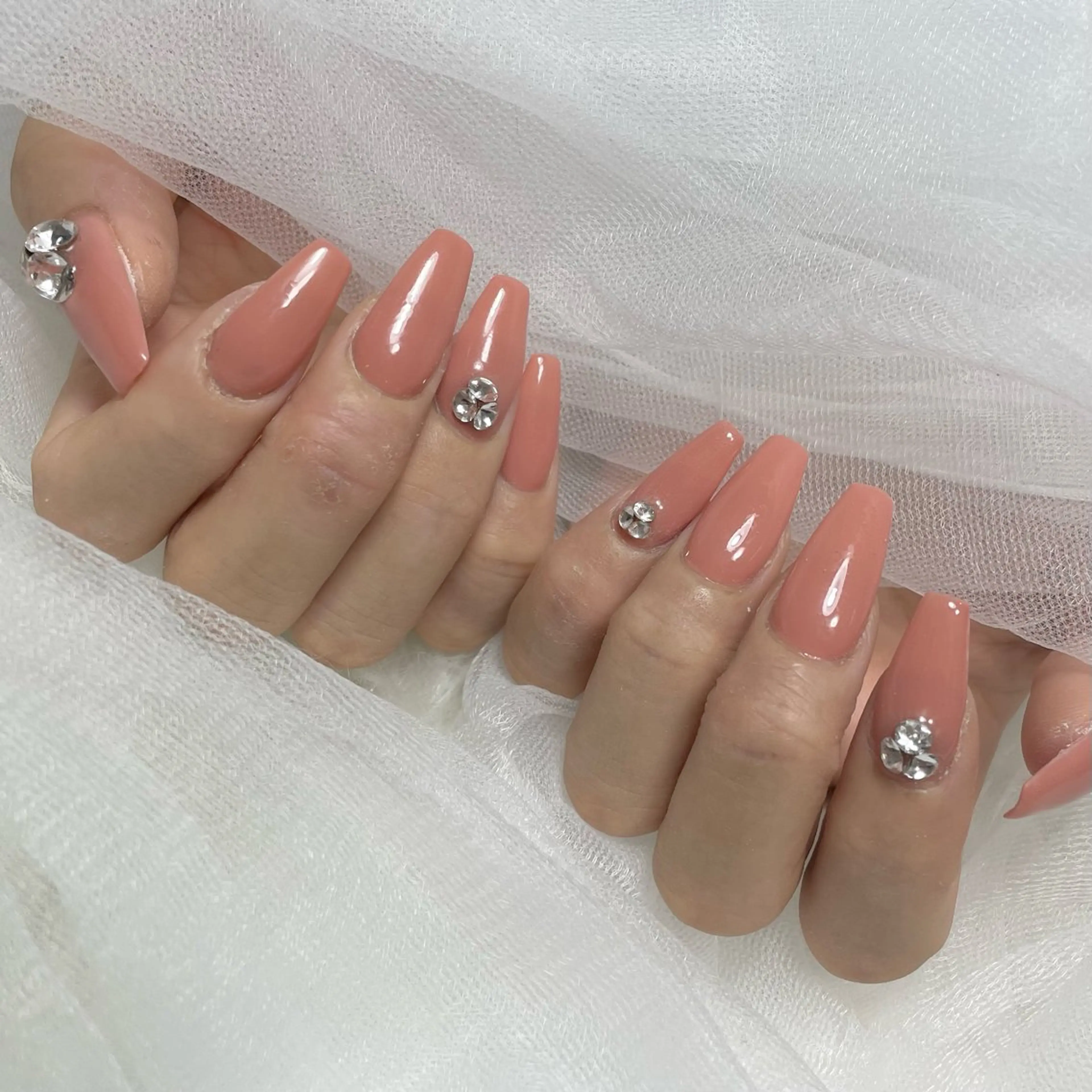 ネイル ワンカラーネイル h's dazz harukaのネイルデザイン