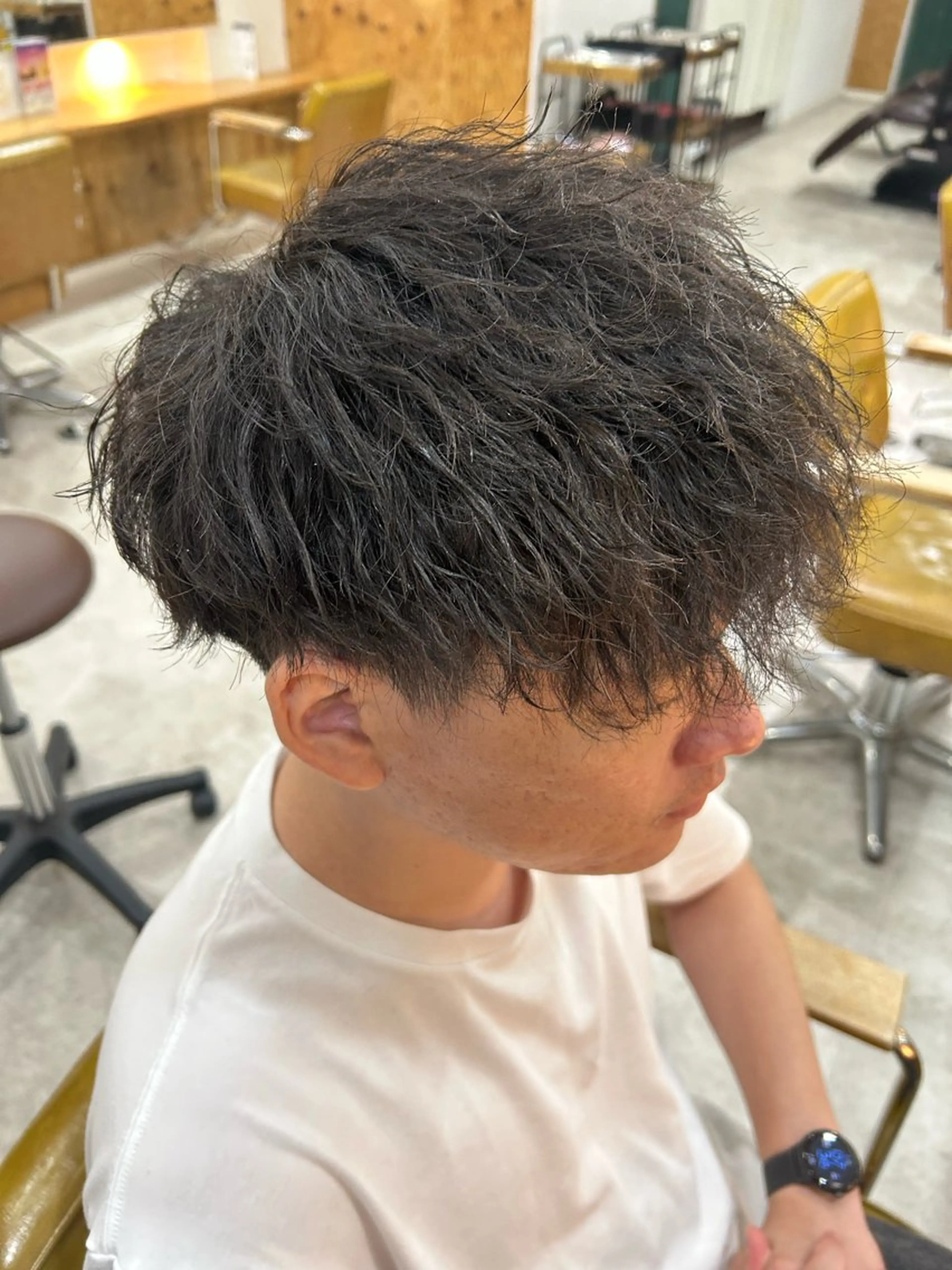 パーマ ヘアアレンジ メンズ カット パーマ 《メンズ特化》 早川 愛斗のヘアスタイル