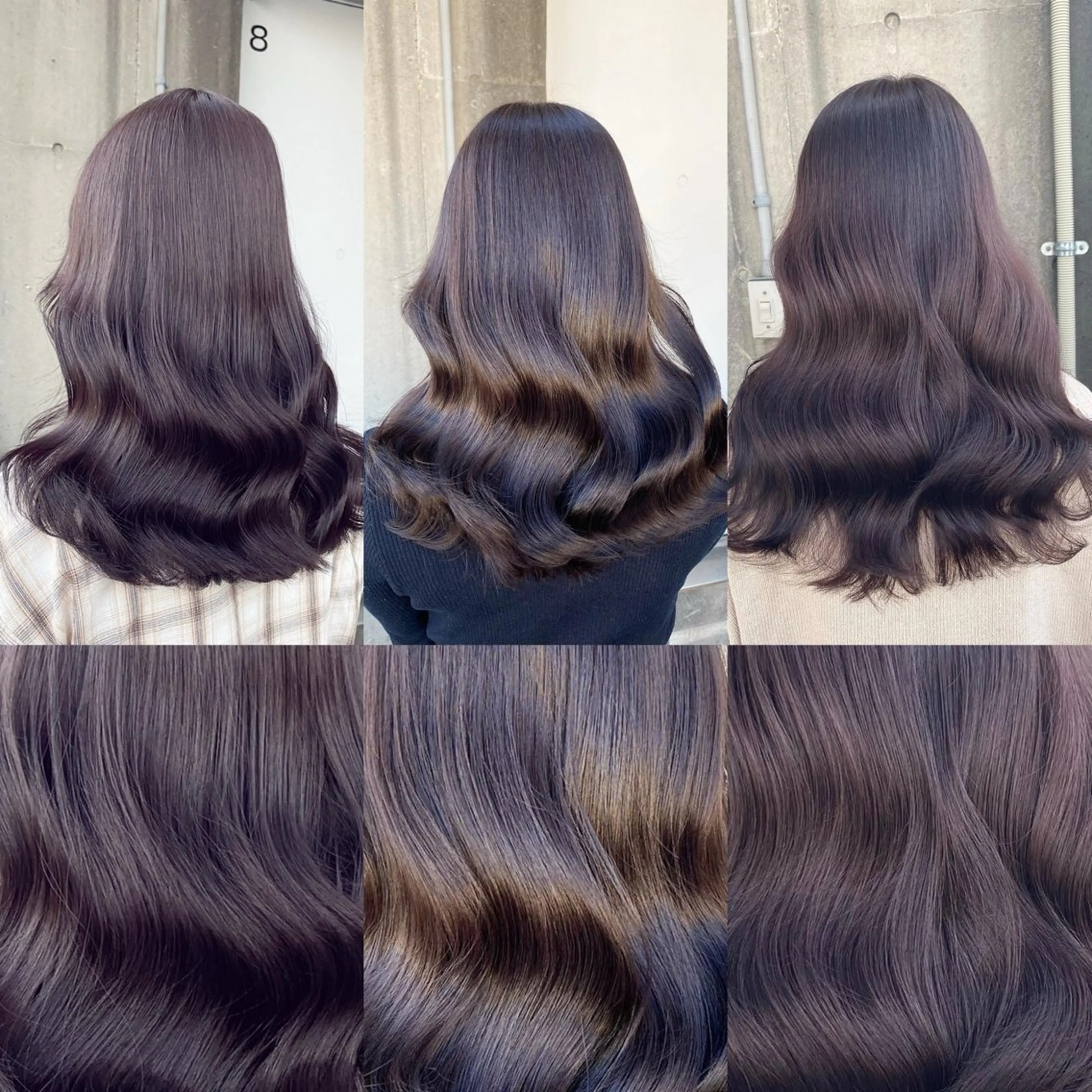 セミロング カラー ヘアカラー トリートメント 大人っぽ♡上品な暖色 ♡ブリーチなし♡のヘアスタイル