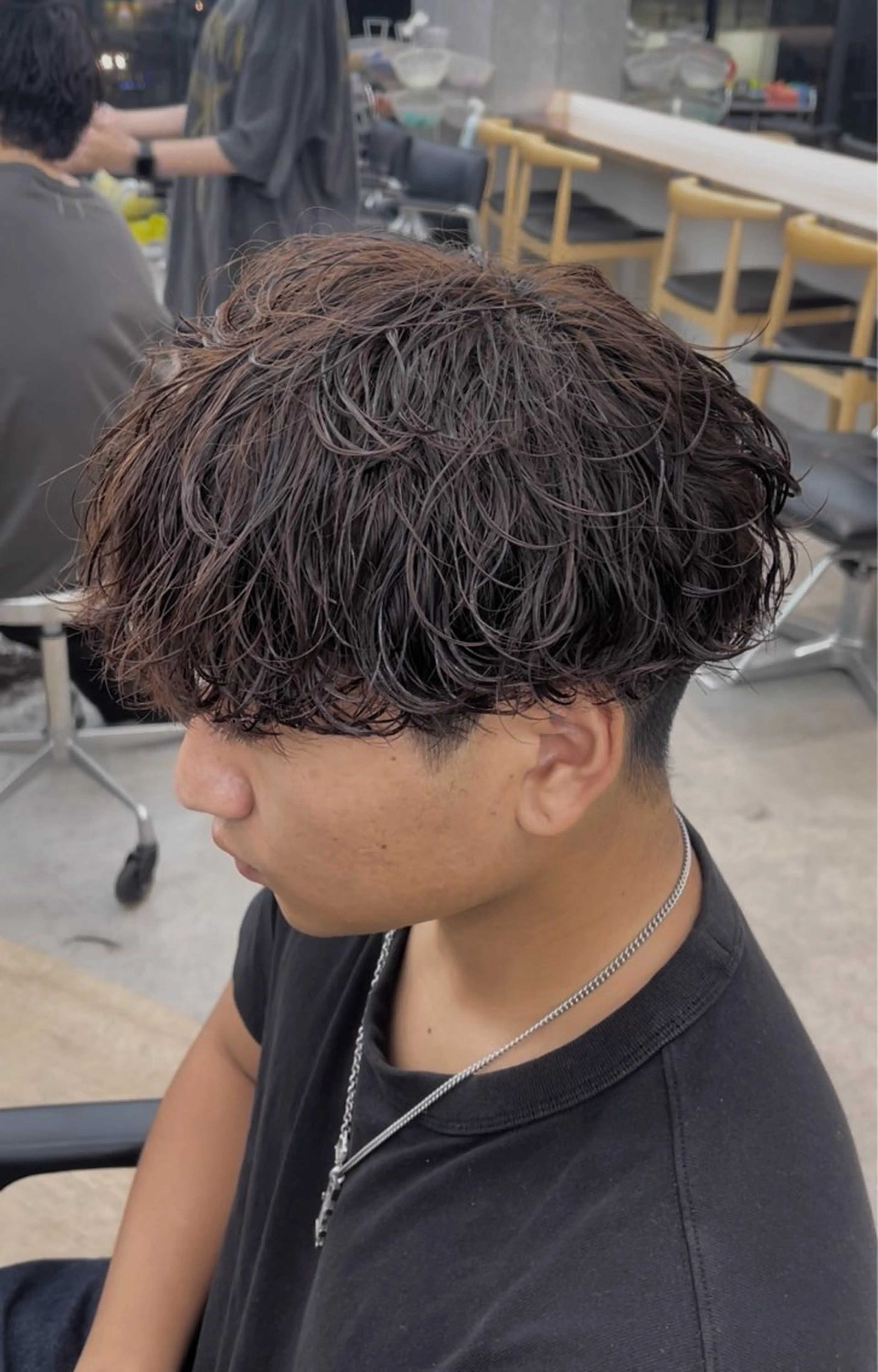 パーマ メンズ カット ヘアカラー トリートメント 👑メンズパーマ屋 👑/栄/馬場斗生のヘアスタイル