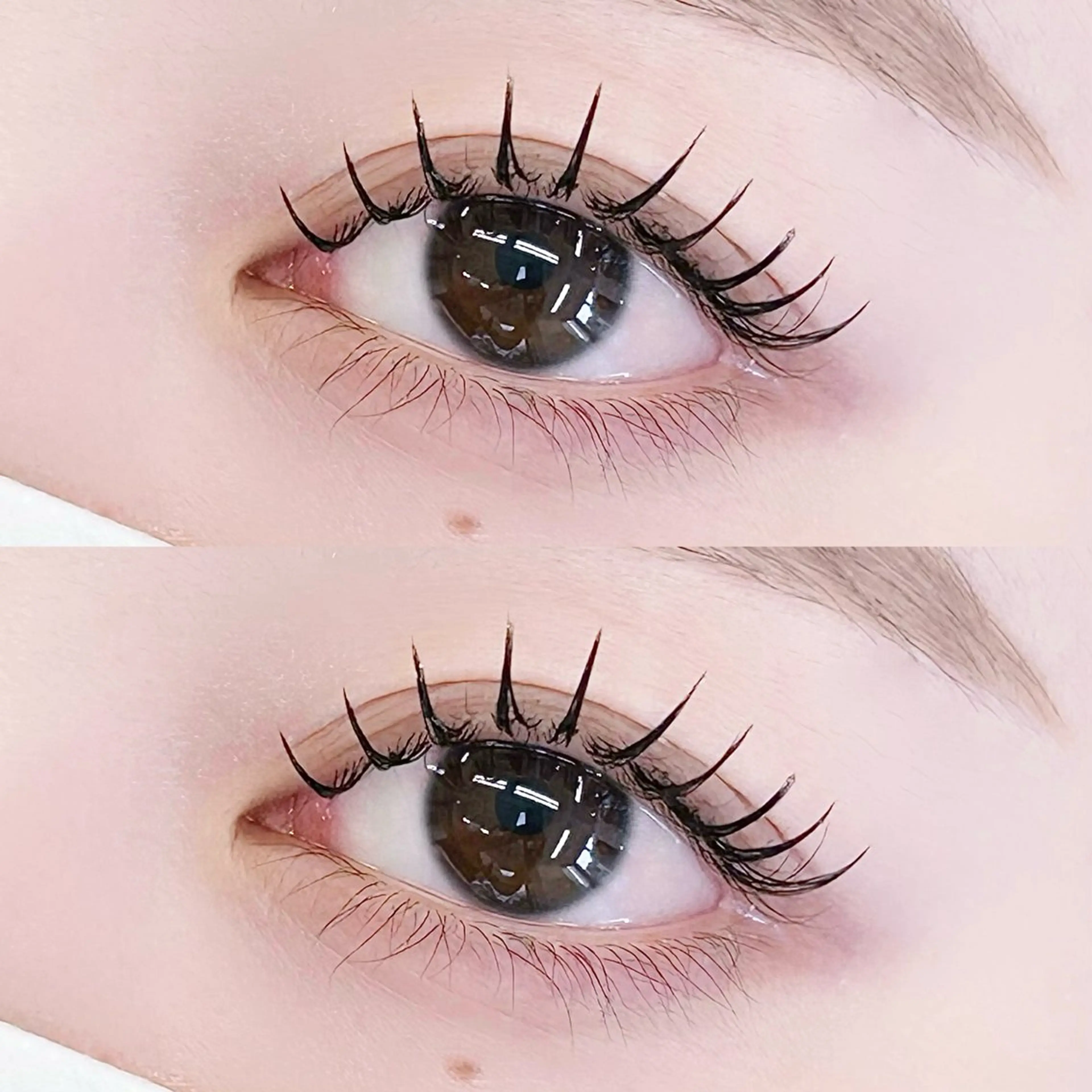 フラットラッシュエクステ　120本⭐️の写真