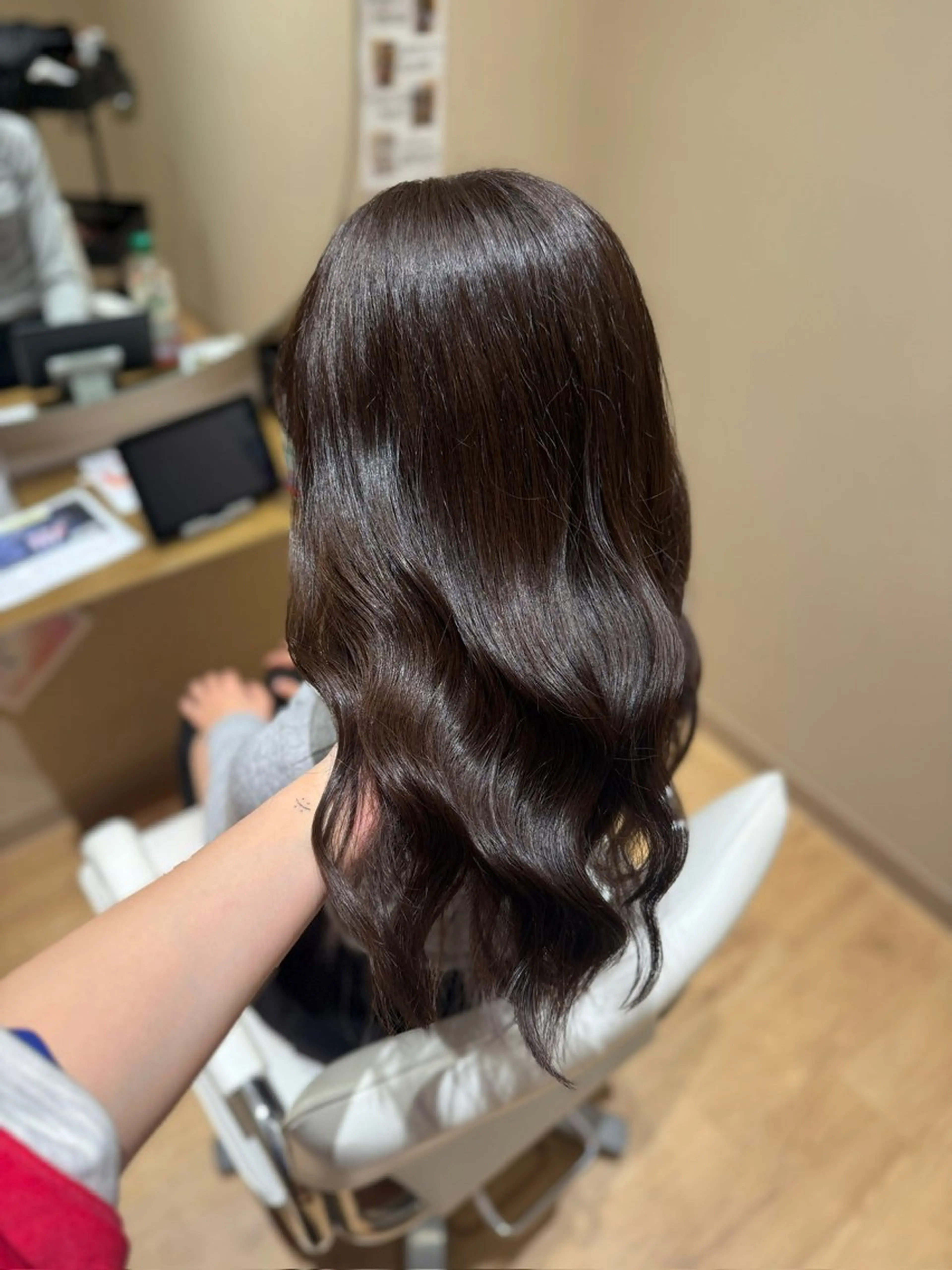 セミロング カット ヘアカラー トリートメント 髪質改善/layer cut🌈岡嶋乃愛のヘアスタイル