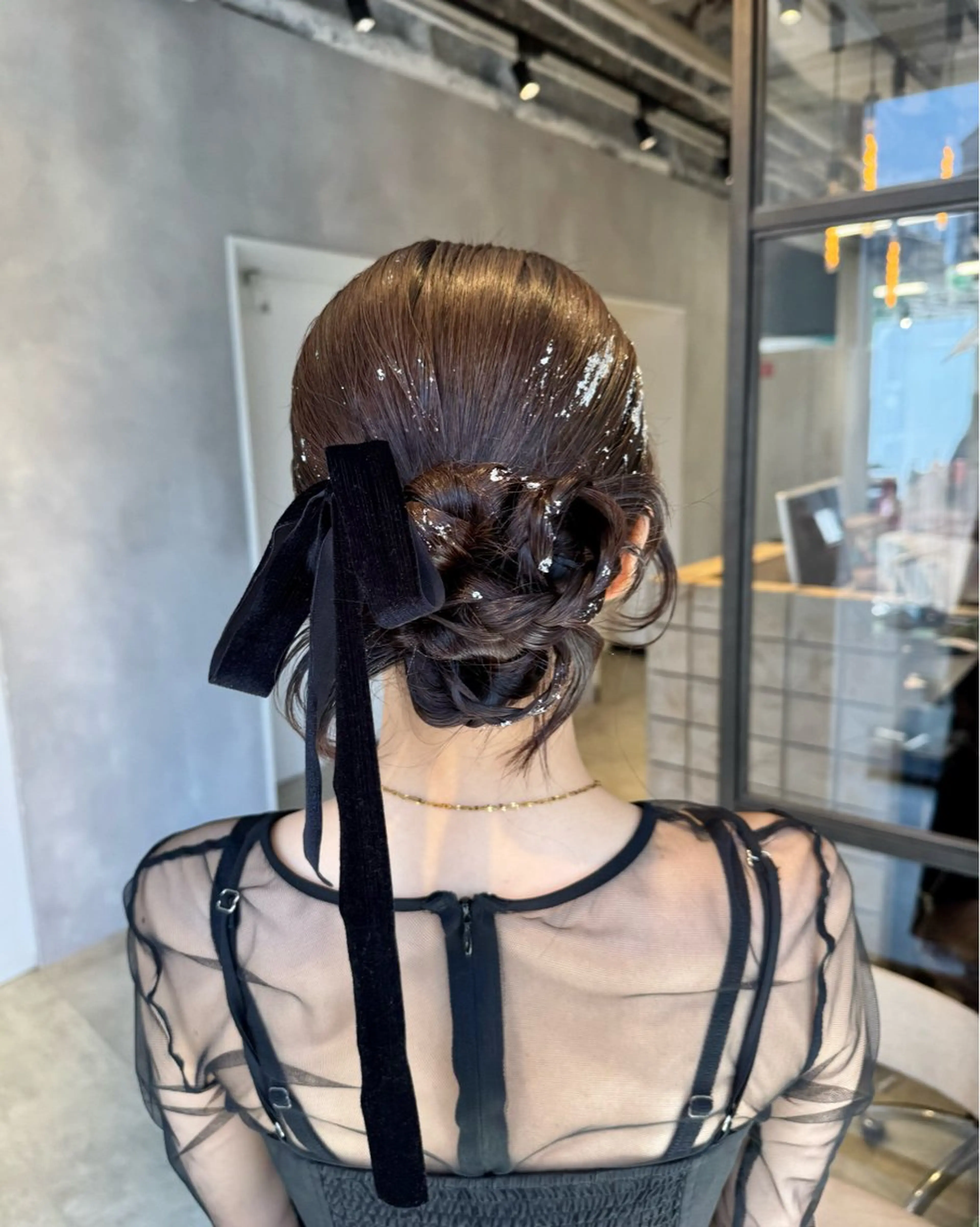 ヘアアレンジ カット ヘアセット 透明感カラー✨艶髪 制作🌱山根あゆみのヘアスタイル