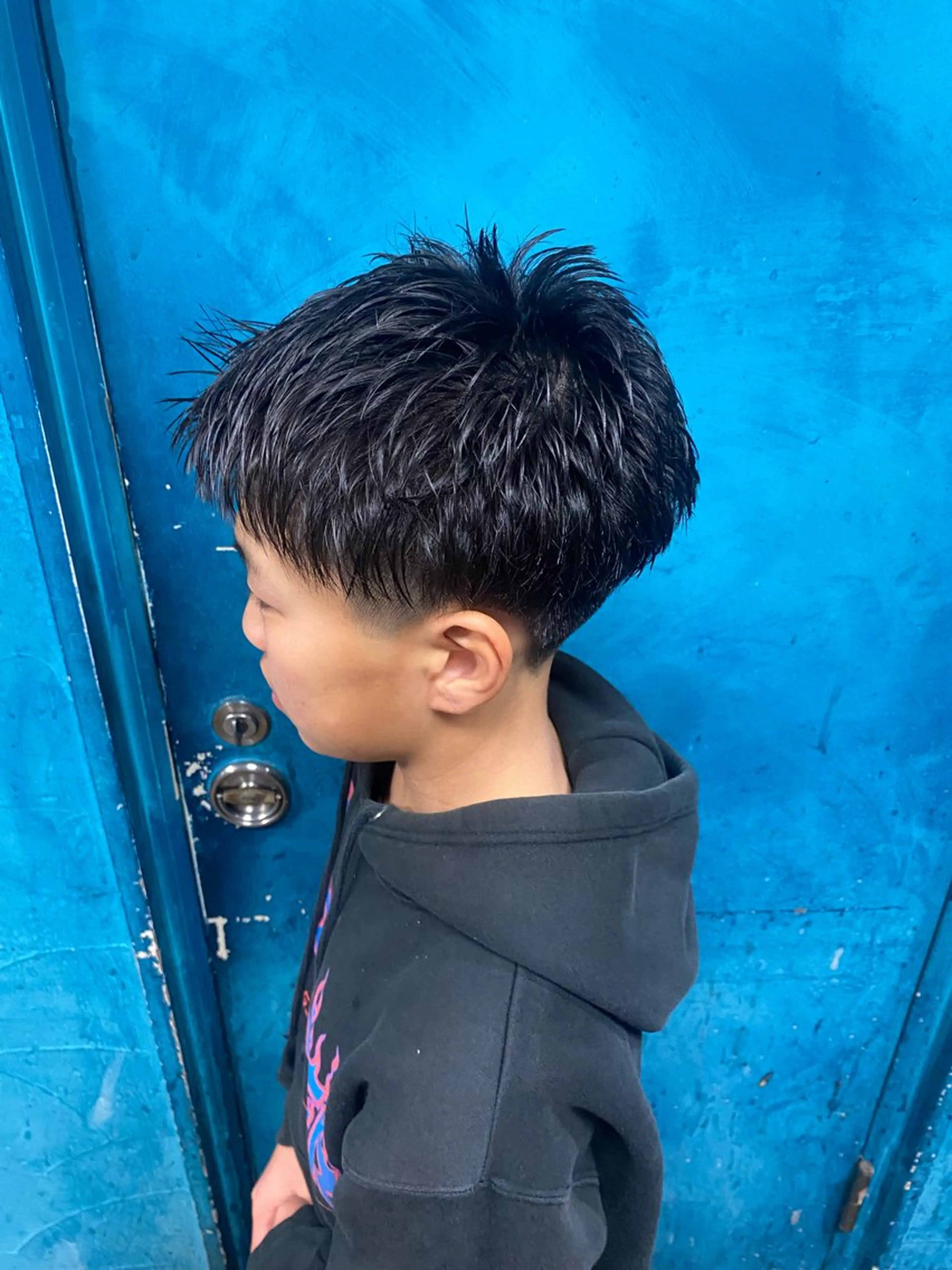 フェードカットの写真