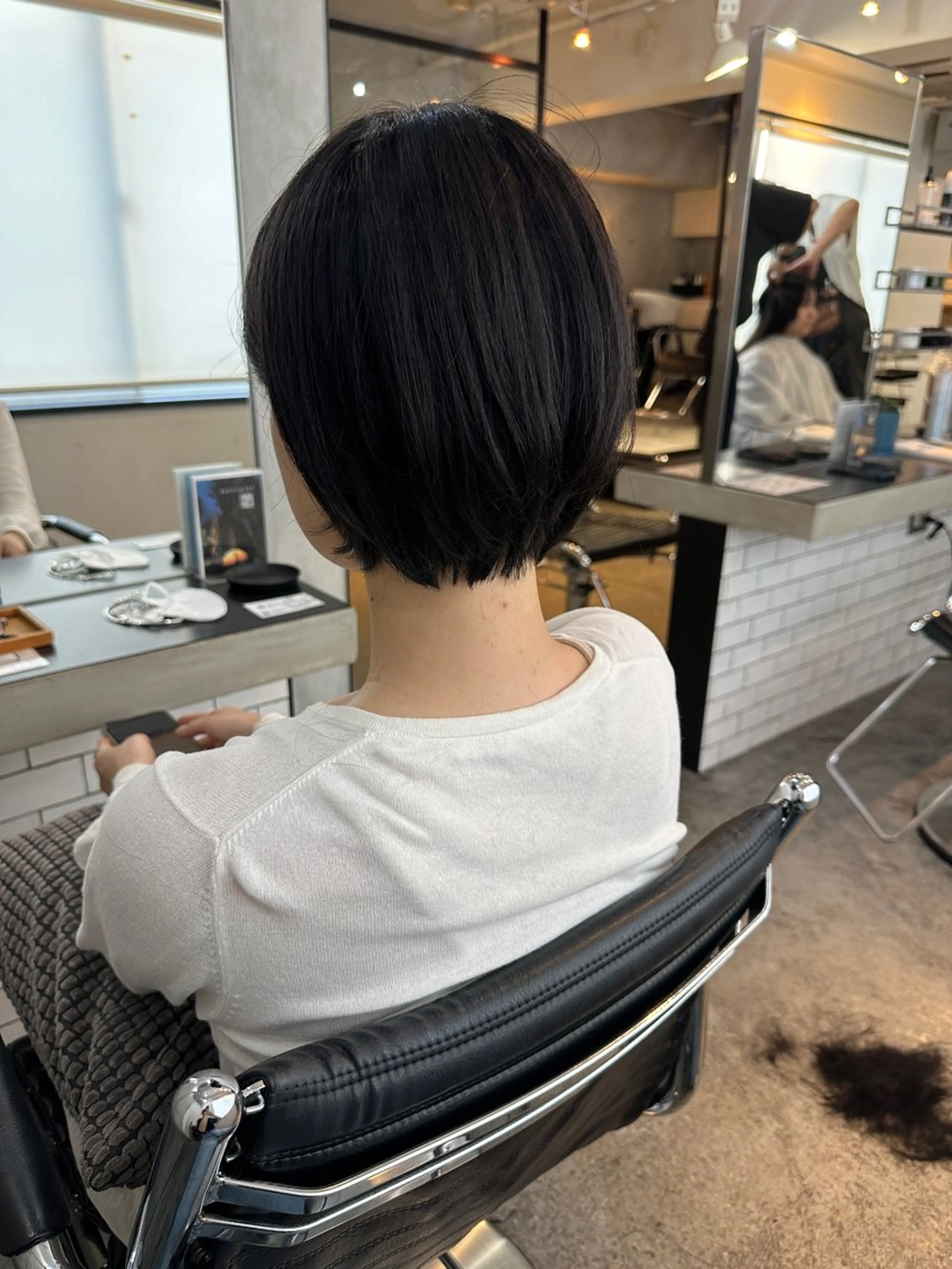 ショート カラー ヘアアレンジ ショートヘア stylist/蛯谷 珠里のヘアスタイル