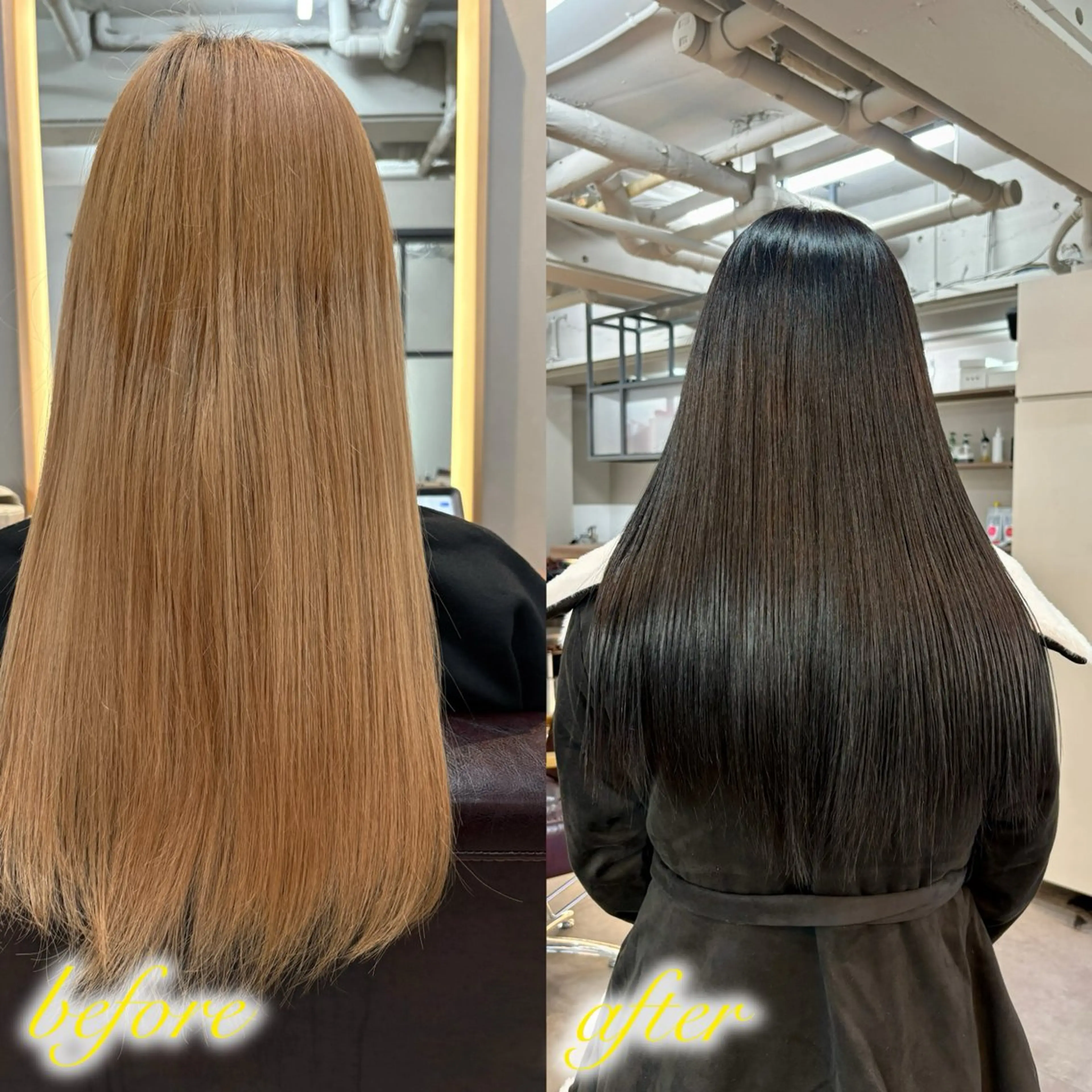 セミロング トリートメント ヘアカラー トリートメント 💠髪質改善／艶髪 平松世麗💠のヘアスタイル