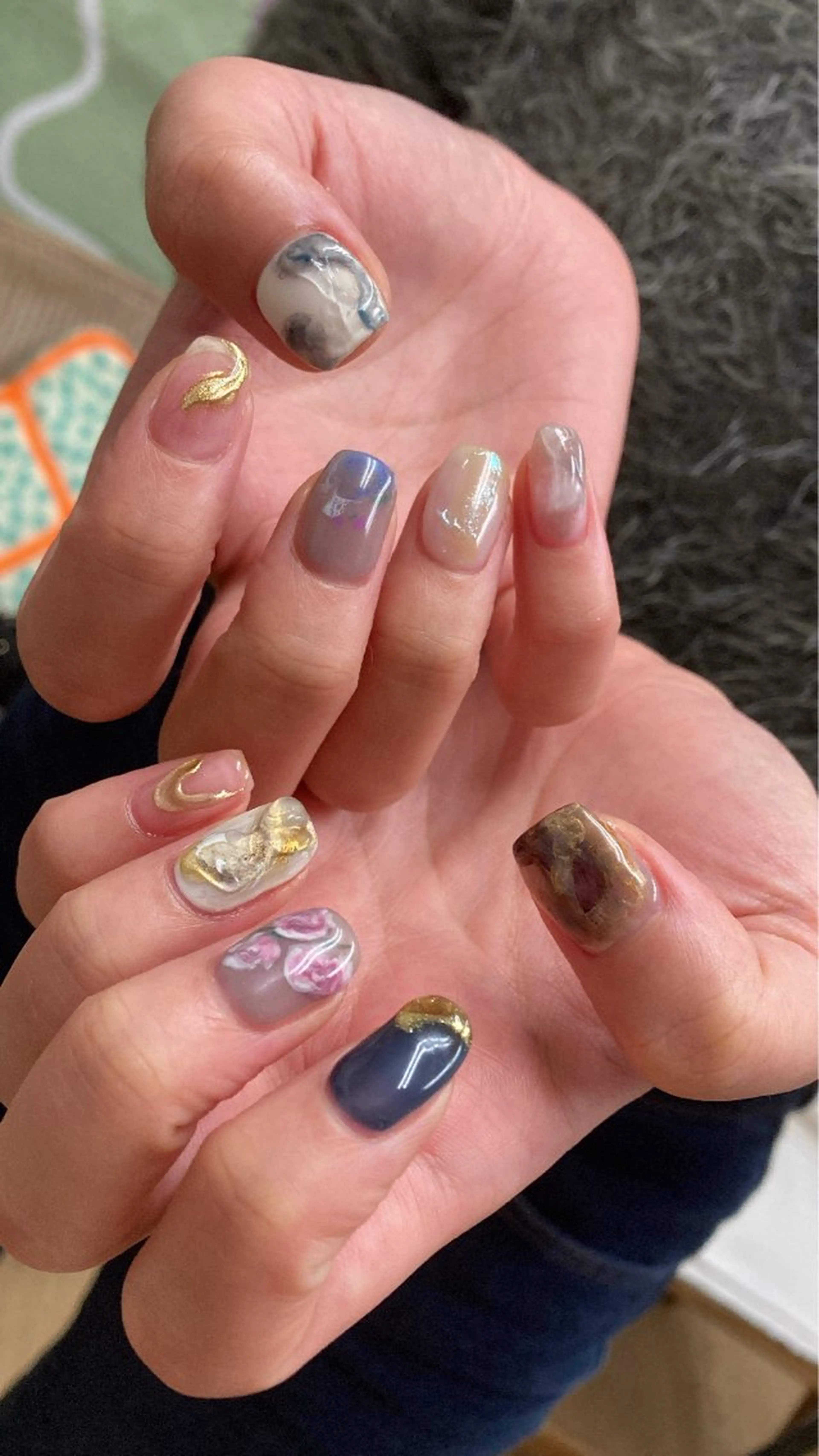 ネイル nailsalon　hue所属・小山 羽奈のネイルデザイン