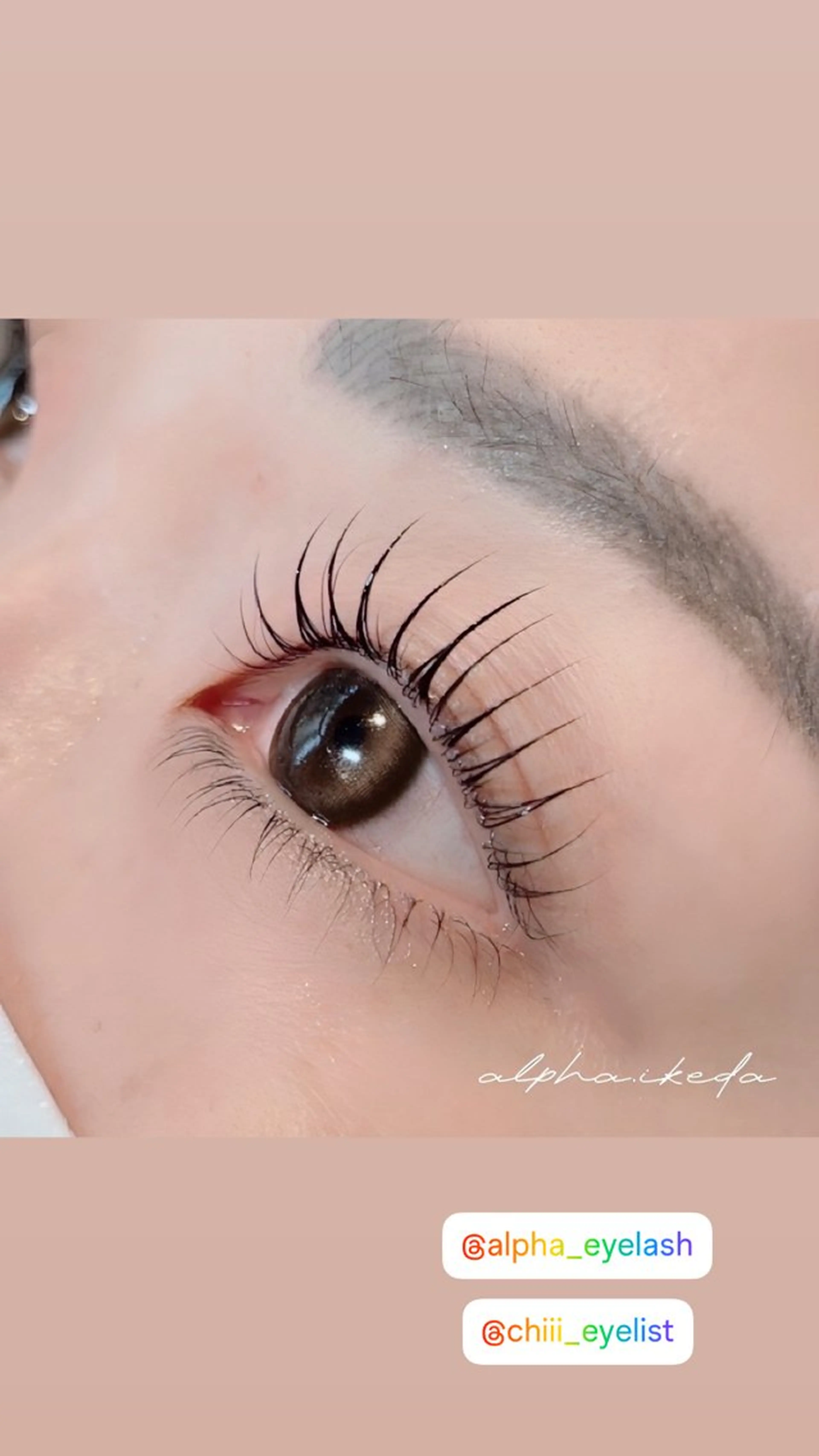 マツエク・マツパ alpha所属・alpha IKEDAの眉毛・アイブロウイメージ