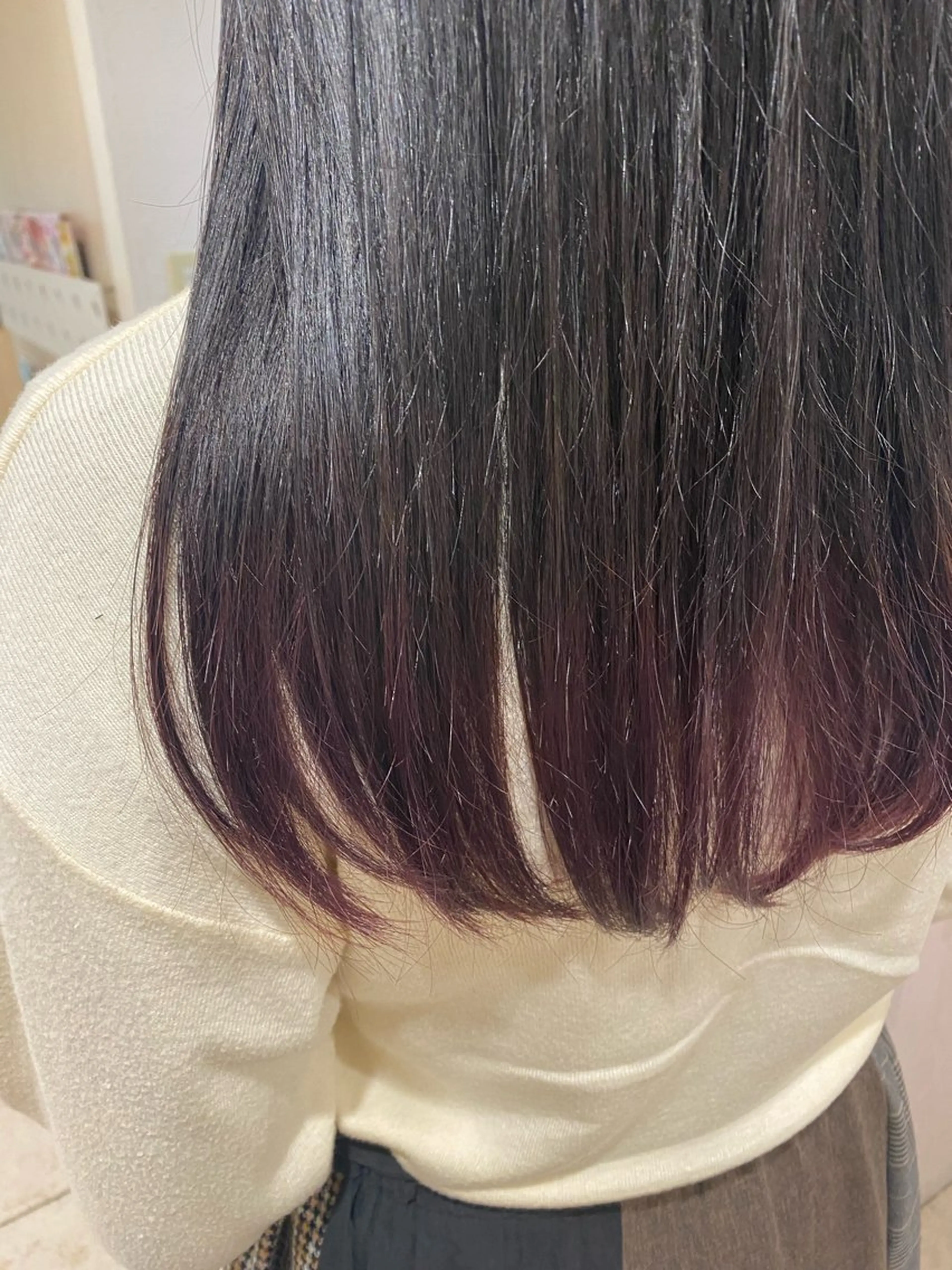 ロング カラー 森 麻衣葉のヘアスタイル