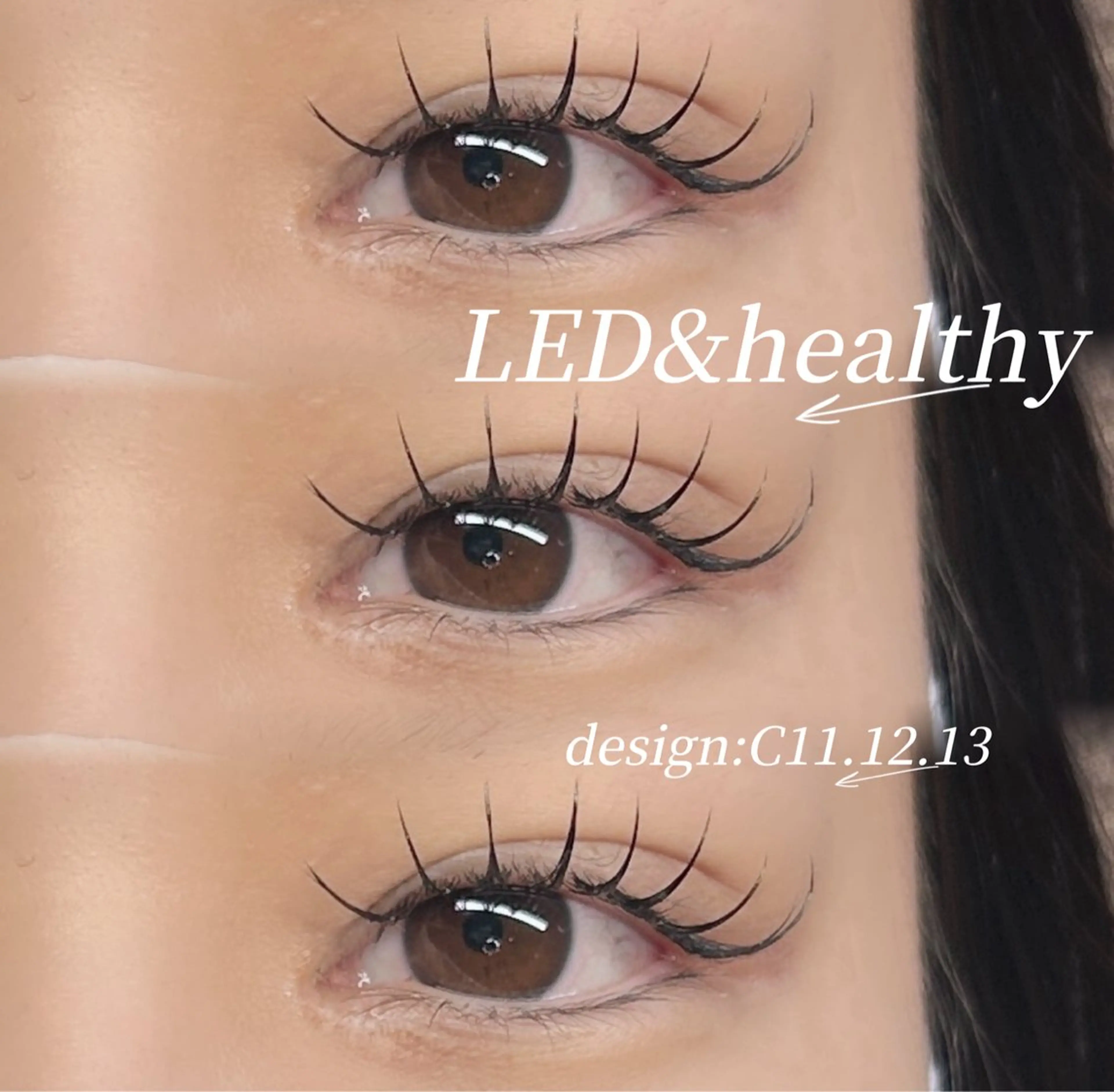 マツエク・マツパ UNPLAN Misakiのマツエク・マツパデザイン