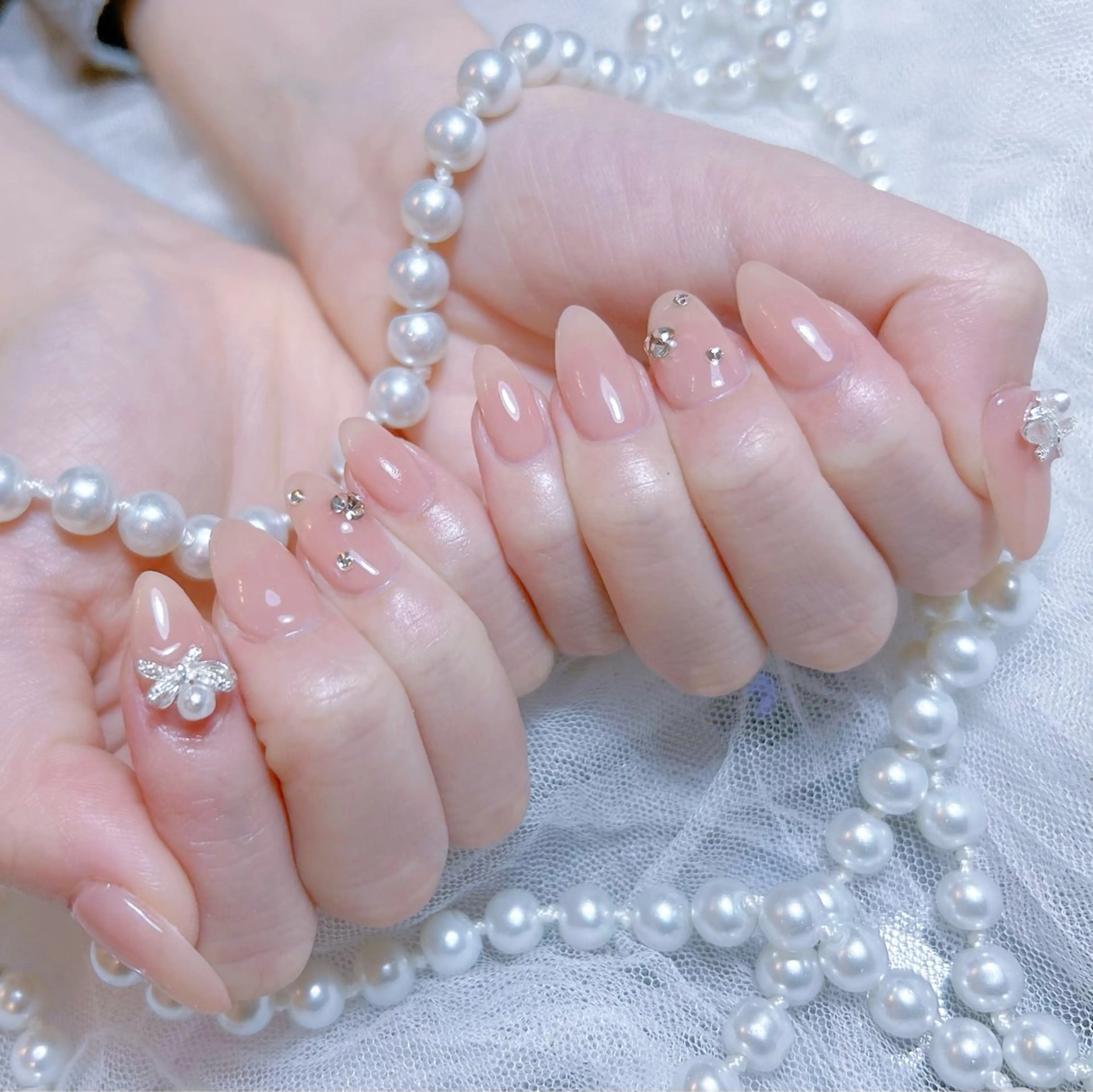 ネイル ハンドネイル Yudia🩵 Yuiのネイルデザイン