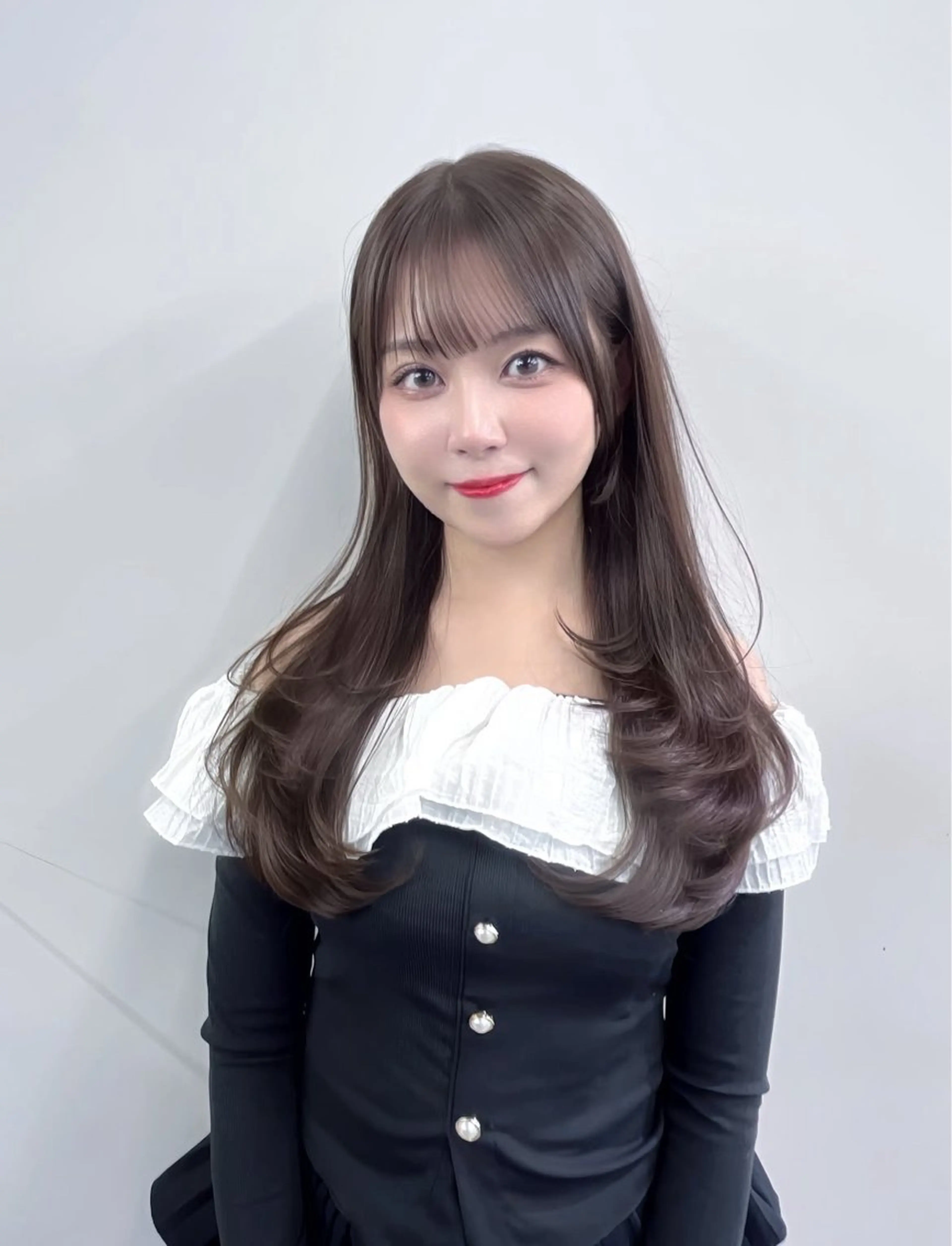 ロング カラー カット ヘアカラー トリートメント 韓国ヘア/髪質改善 TAKAHIROのヘアスタイル