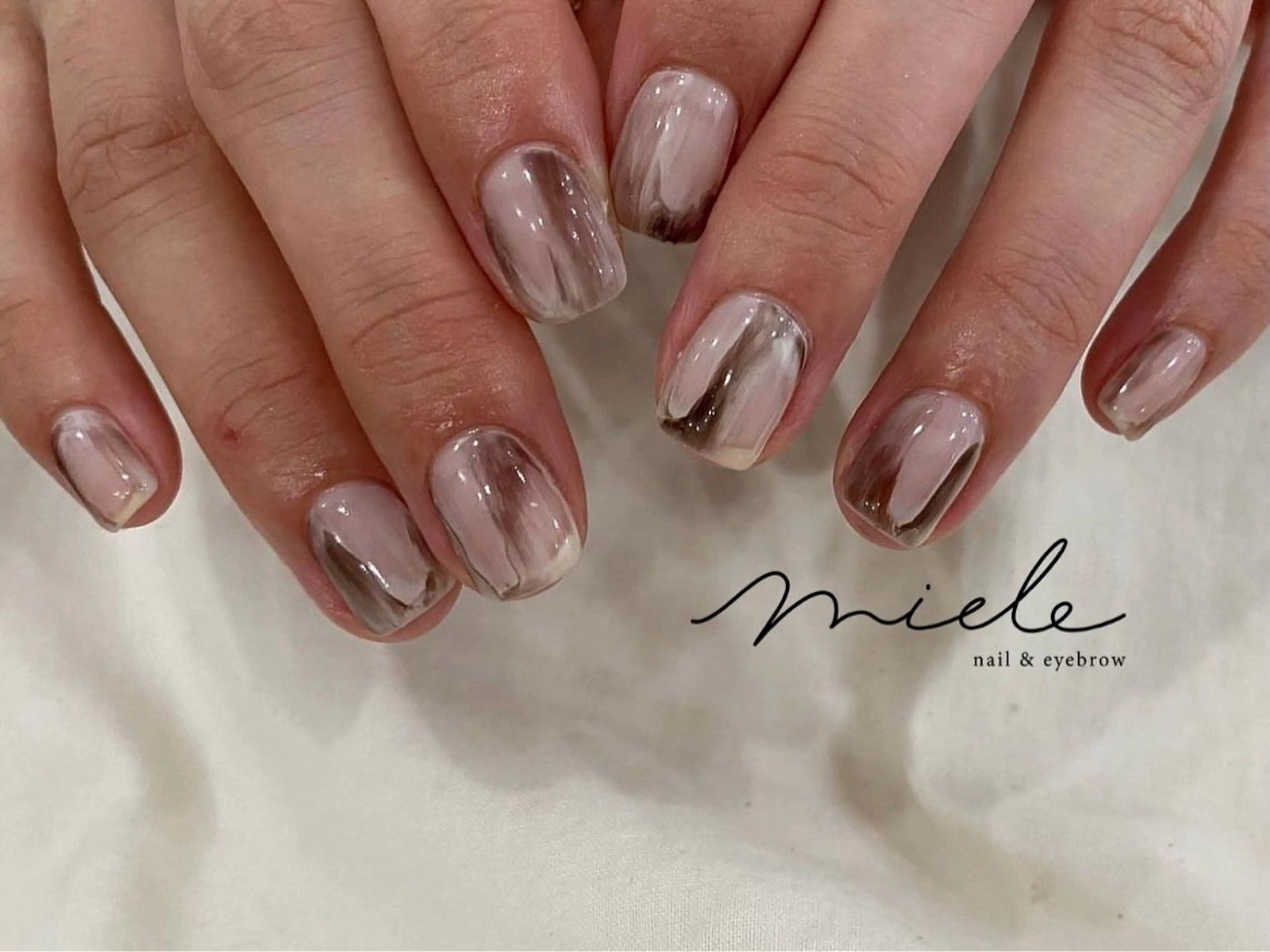 ネイル ハンドネイル miele【ミエレ】 シンプル一癖のネイルデザイン