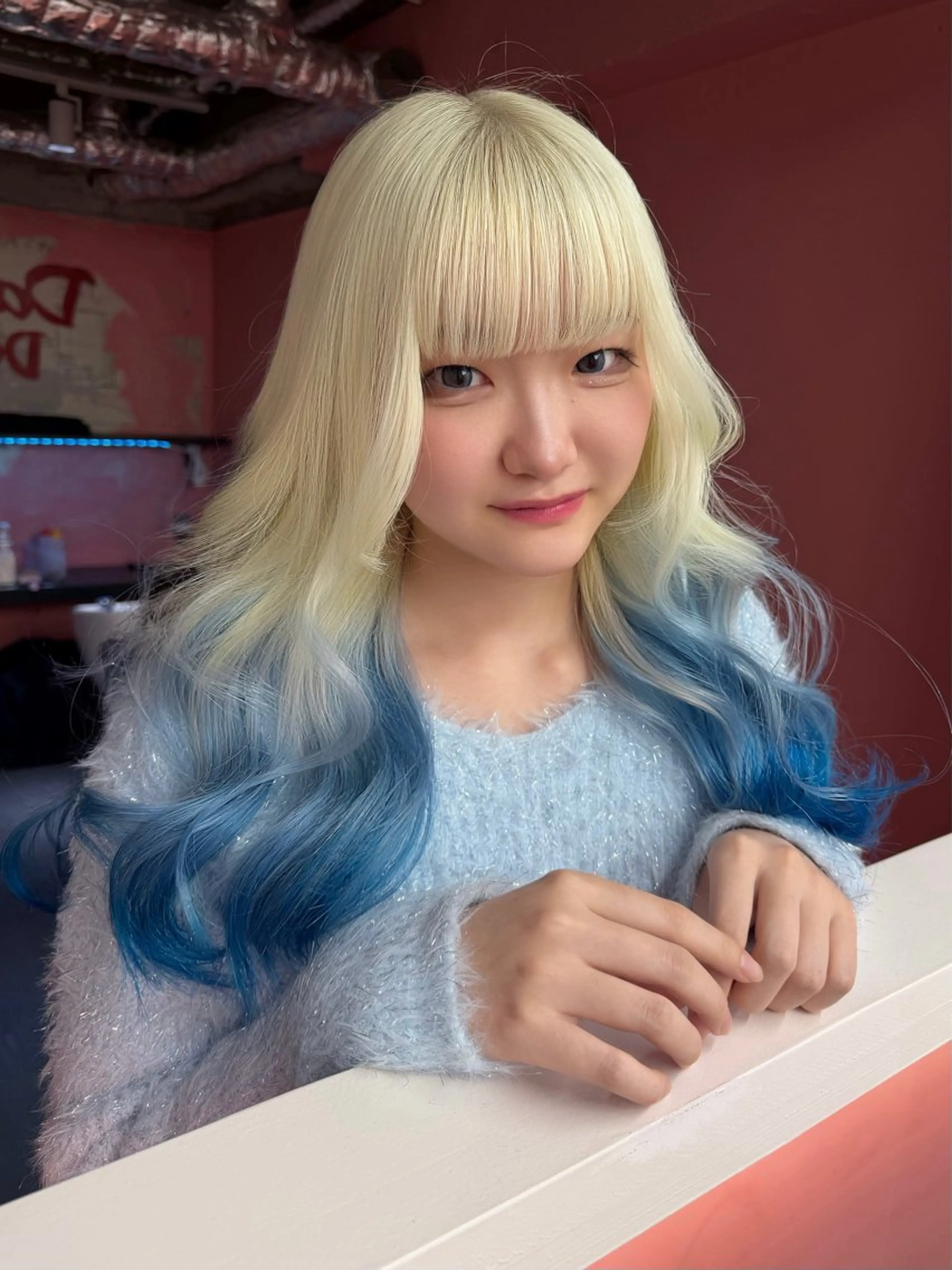 ロング カラー ヘアカラー トリートメント ブリーチカラー 特化/MAHIROのヘアスタイル