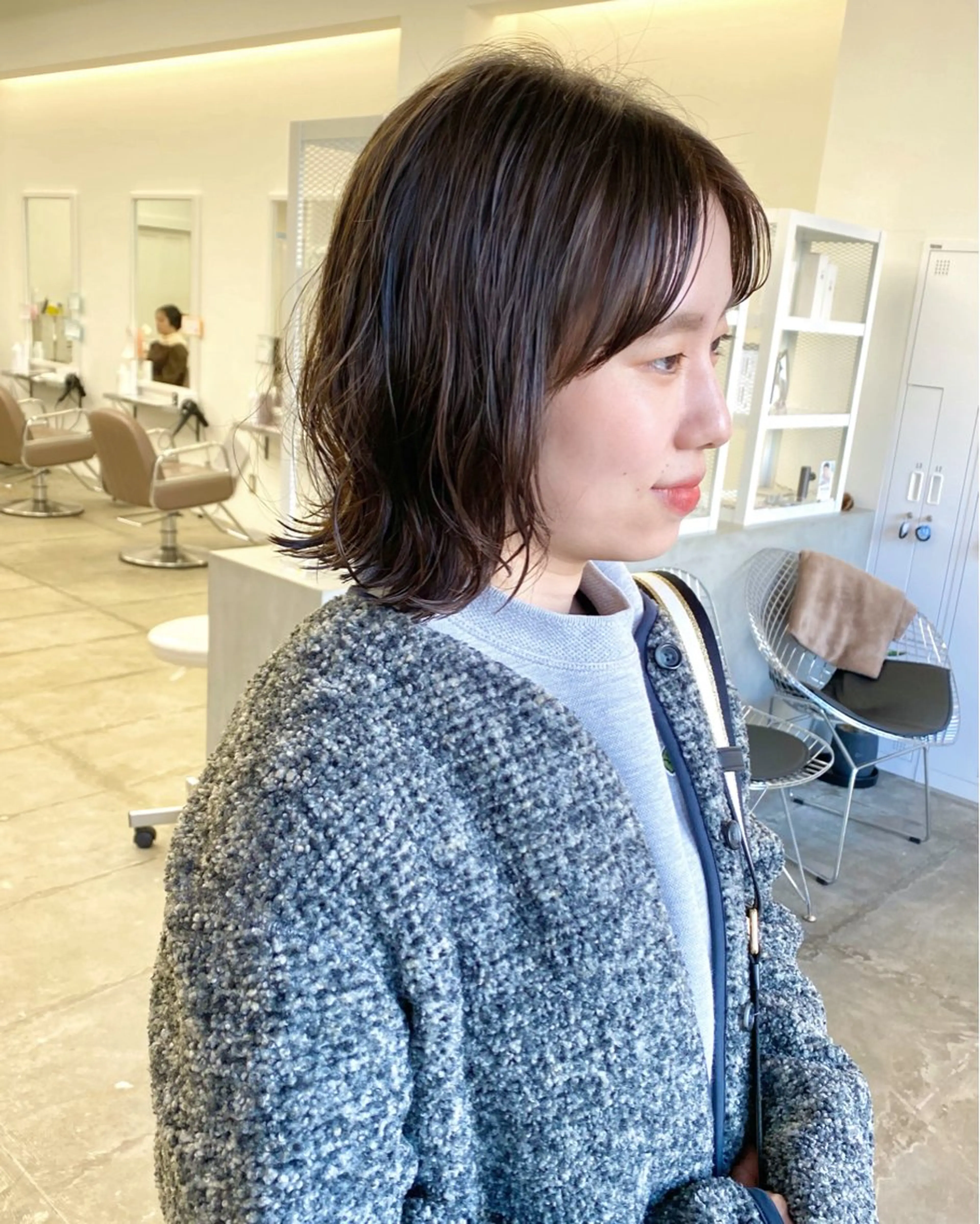 パーマ ニュアンスパーマ 亀井 里奈のヘアスタイル