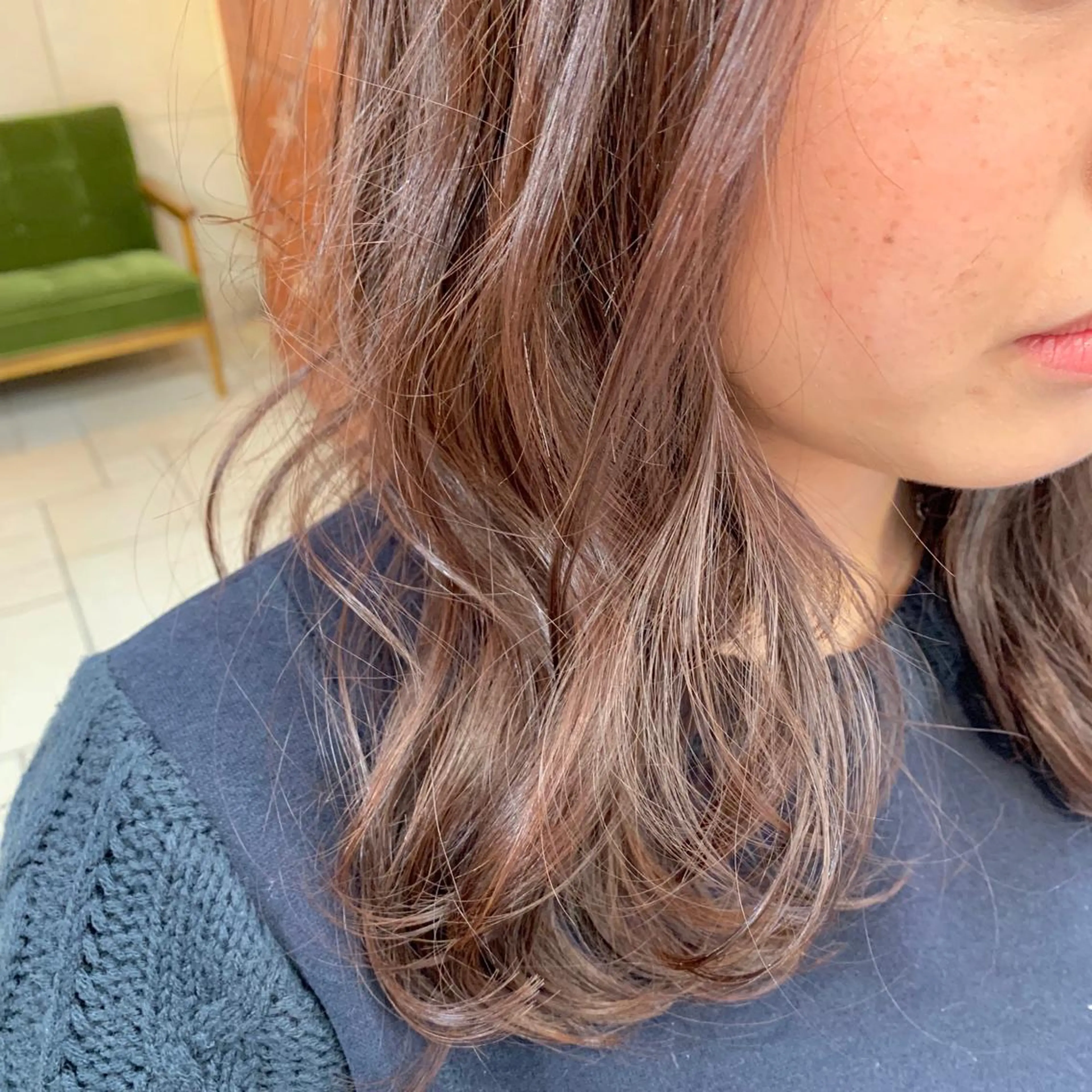 ロング カラー カット ヘアカラー 加藤 綾華のヘアスタイル