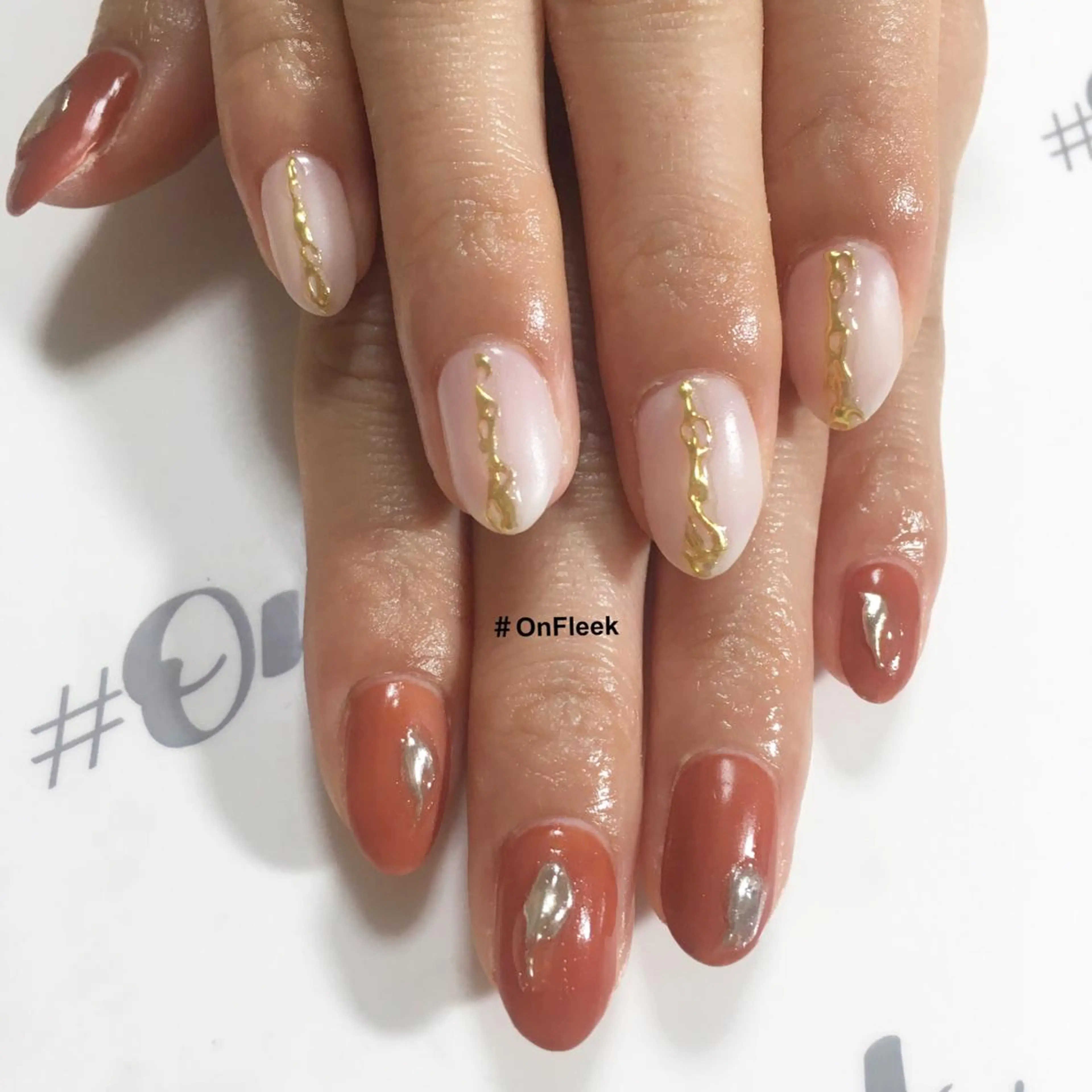 ネイル ハンドネイル NailSalon ＃OnFleekのネイルデザイン