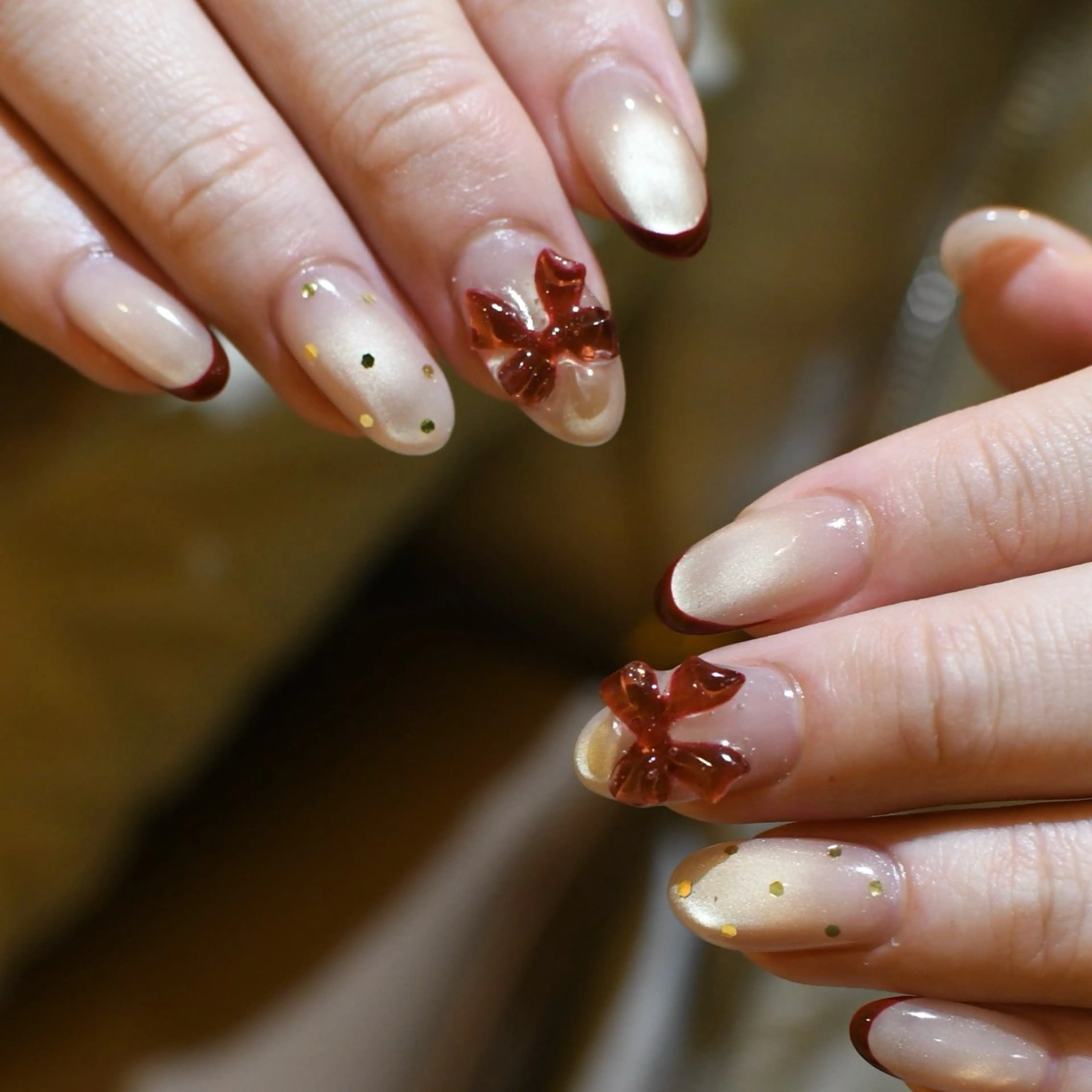 ネイル ニュアンスネイル ハンドネイル nuu 栄  /  シェアサロン所属・nuu栄 ユキ / 大人ニュアンスのネイルデザイン
