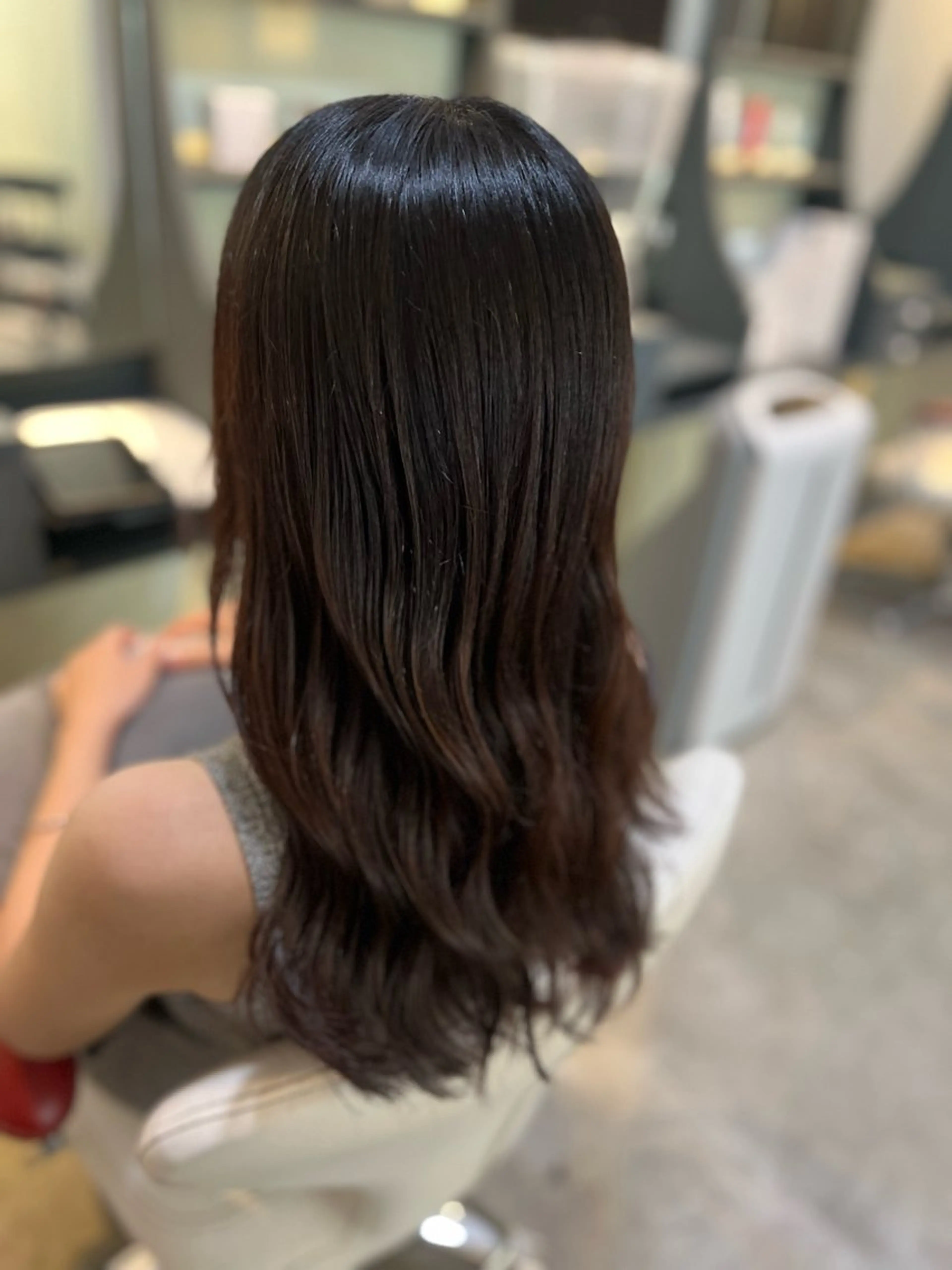 セミロング カラー 髪質改善&トリートメント Loops鷺沼店所属・🌷髪質改善/ 落合 咲弥🌷のヘアスタイル