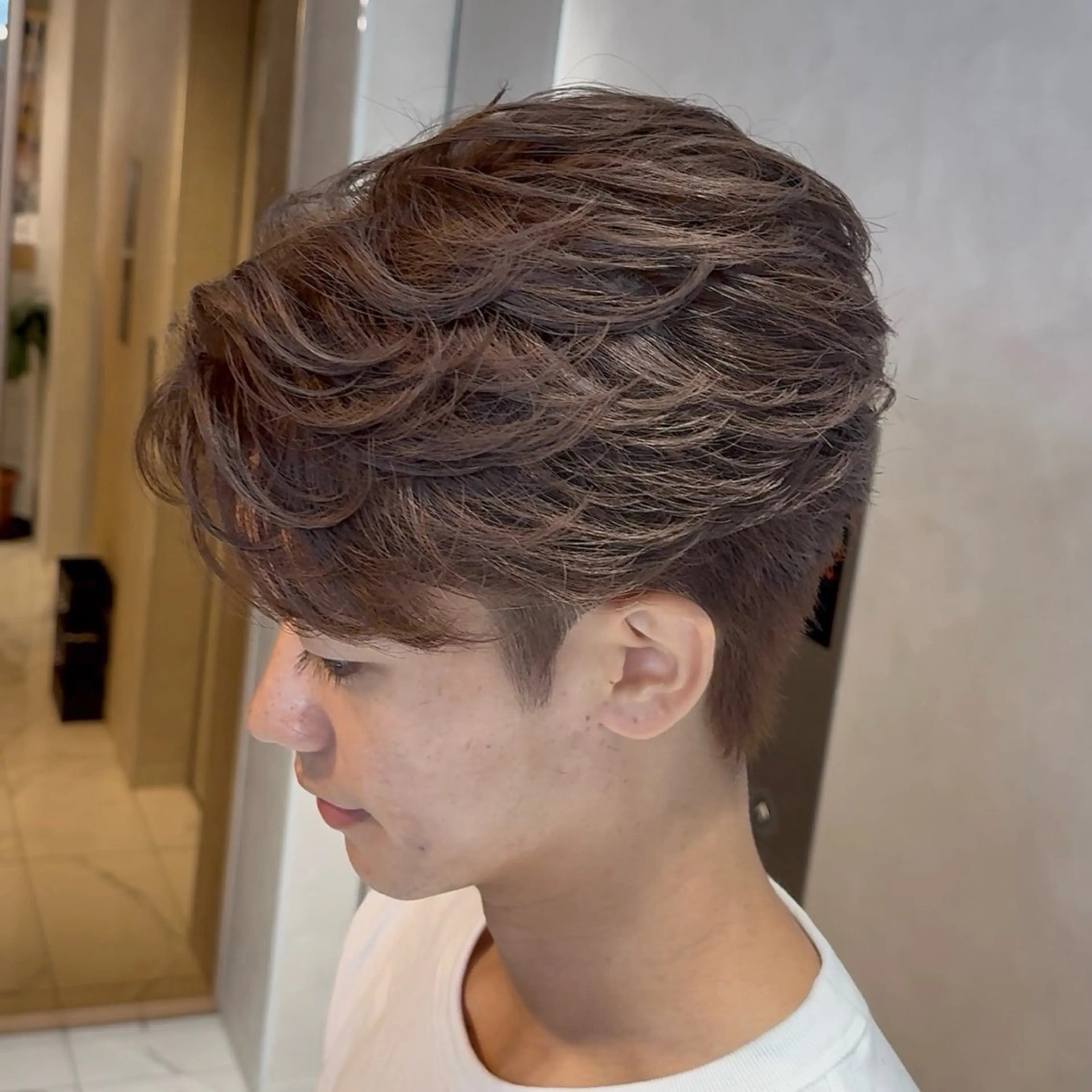 メンズカット＋カラーの写真