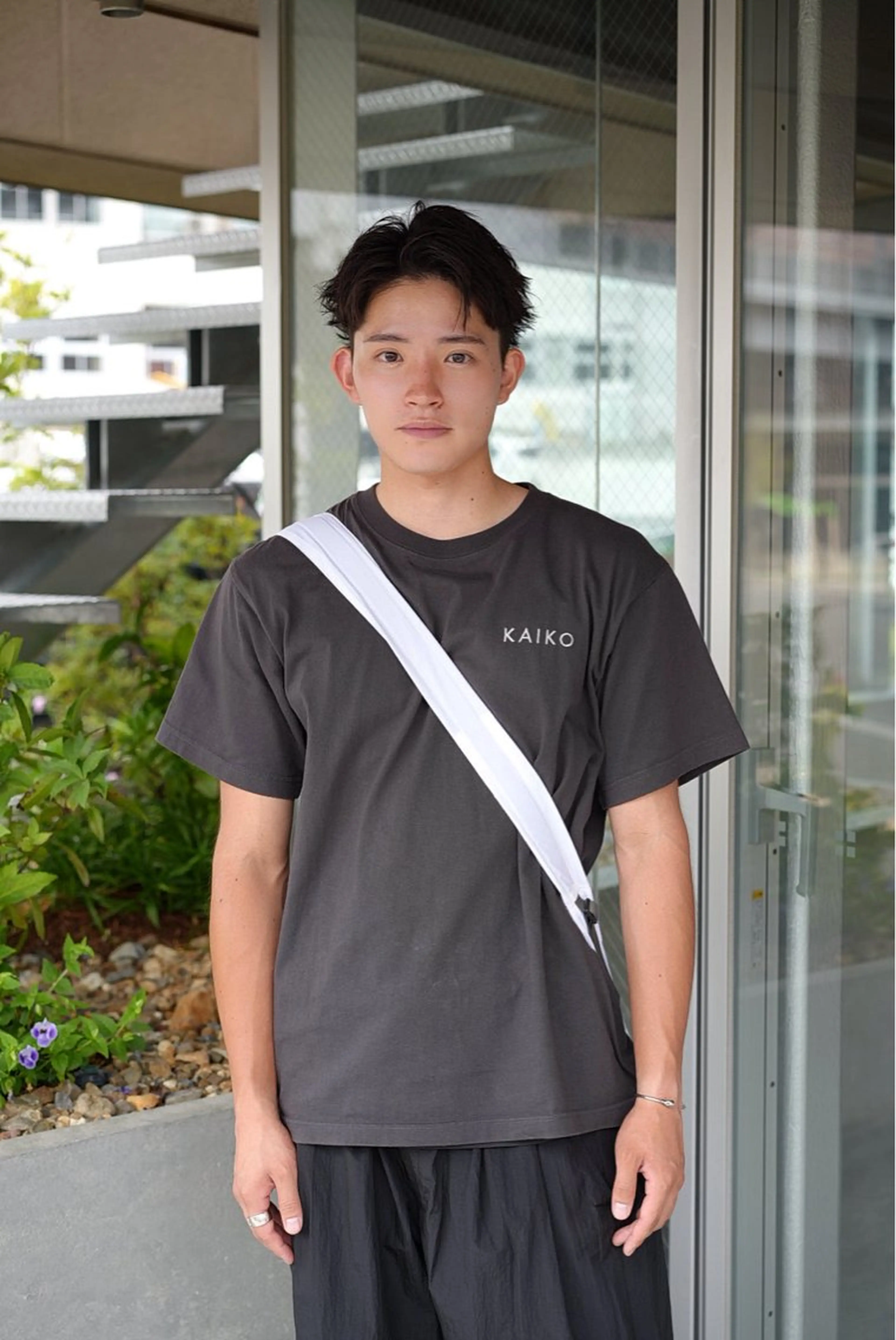 メンズ センターパート メンズパーマ 渡辺 良城のヘアスタイル